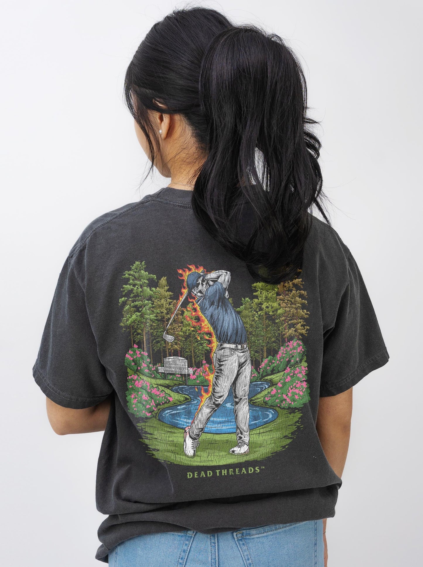 GOLF v1 "ASHES TO AZALEAS" - “DT ESSENTIAL" PREMIUM T - SHIRT – T-Shirt – Dead Threads Apparel