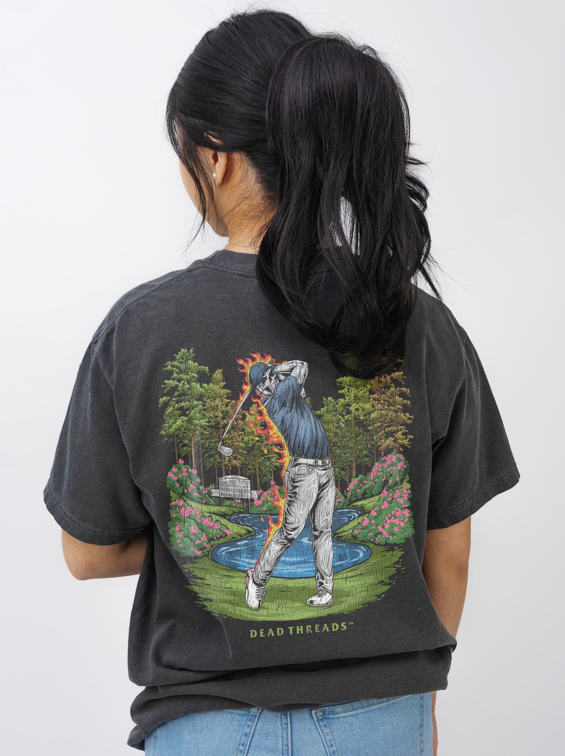 GOLF v1 "ASHES TO AZALEAS" - “DT ESSENTIAL" PREMIUM T - SHIRT – T-Shirt – Dead Threads Apparel