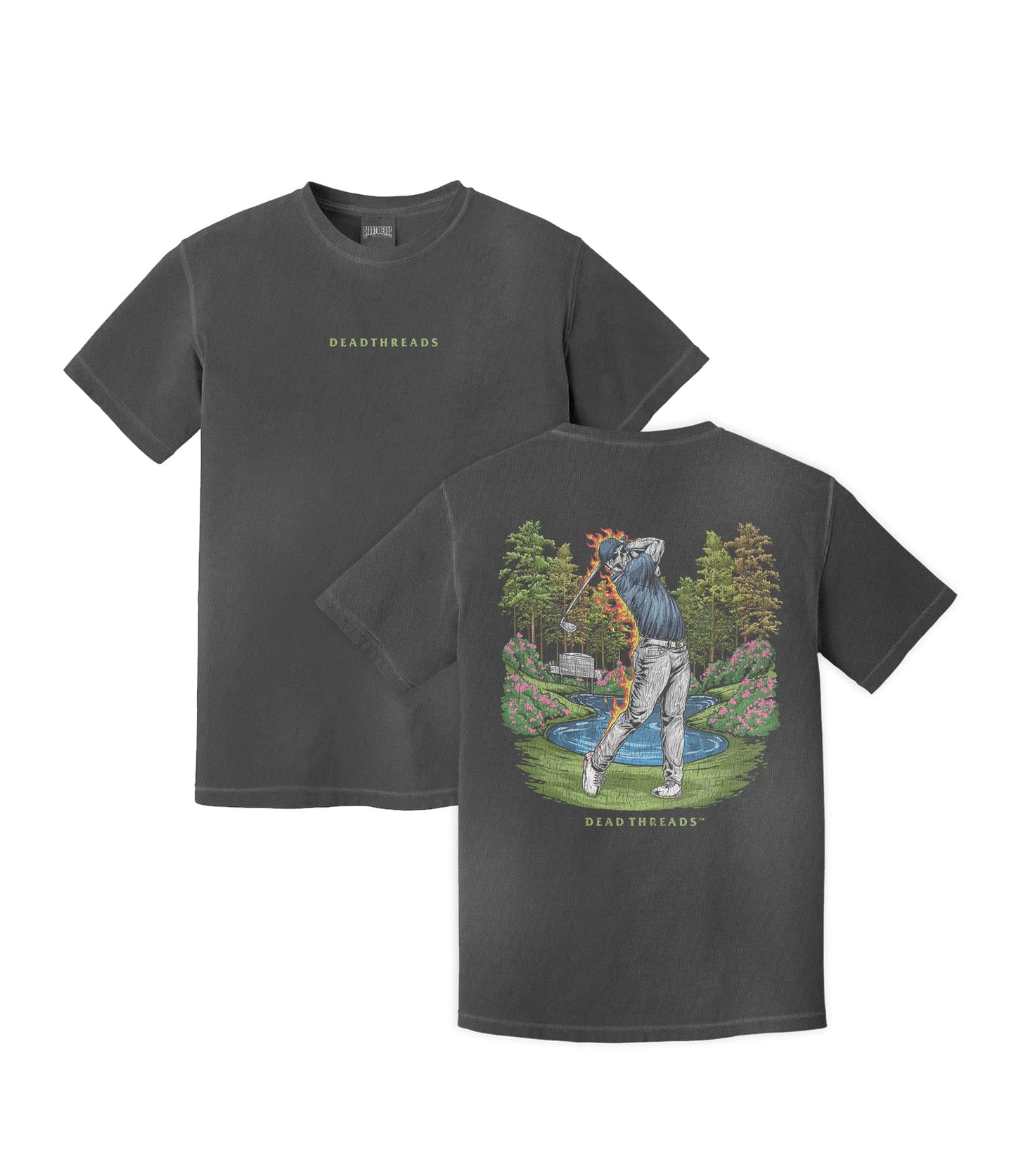 GOLF v1 "ASHES TO AZALEAS" - “DT ESSENTIAL" PREMIUM T - SHIRT – T-Shirt – Dead Threads Apparel