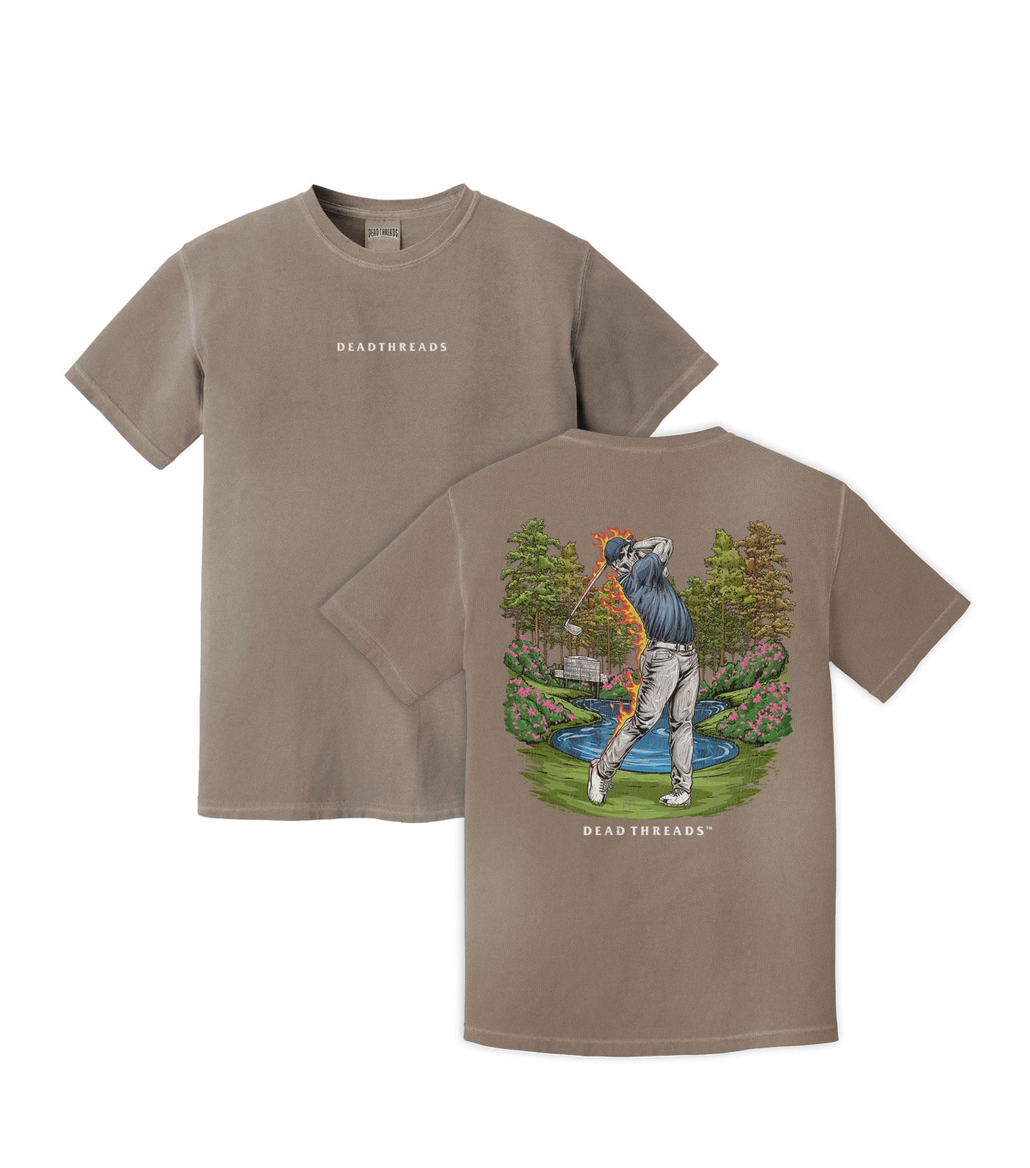 GOLF v1 "ASHES TO AZALEAS" - “DT ESSENTIAL" PREMIUM T - SHIRT – T-Shirt – Dead Threads Apparel