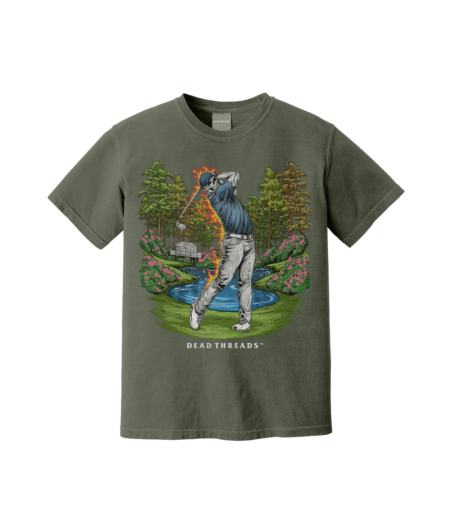 GOLF v1 "ASHES TO AZALEAS" – T-Shirt – Dead Threads Apparel