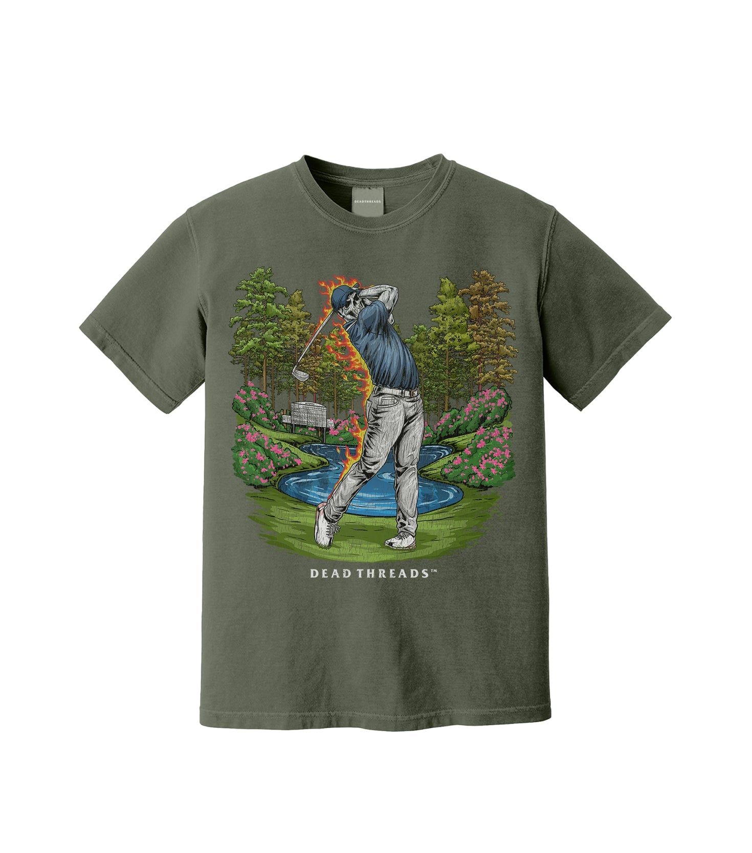 GOLF v1 "ASHES TO AZALEAS" – T-Shirt – Dead Threads Apparel