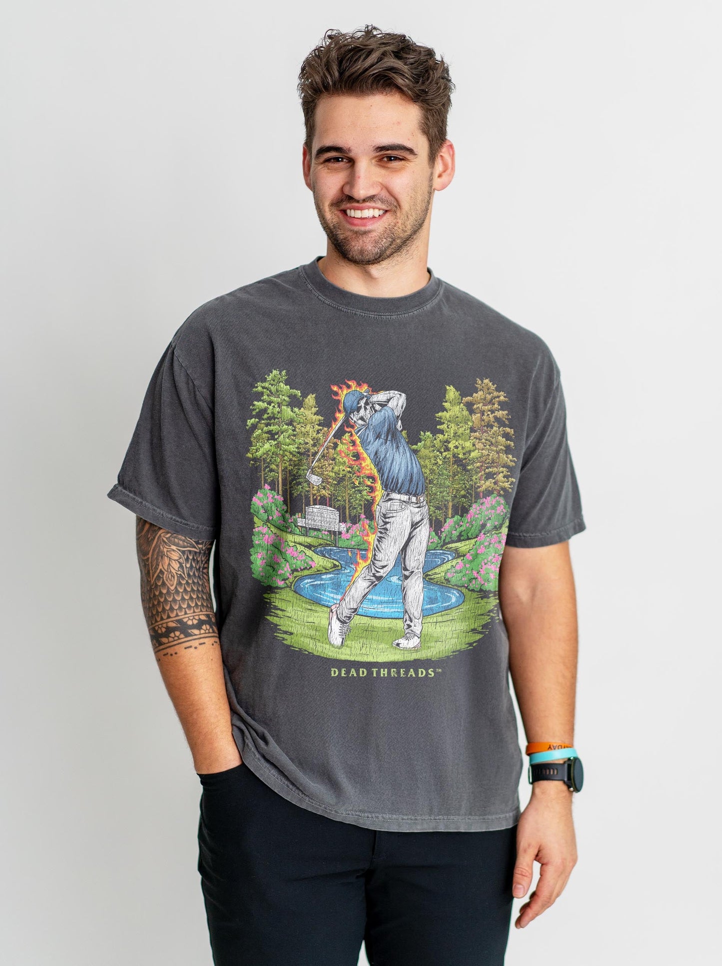 GOLF v1 "ASHES TO AZALEAS" – T-Shirt – Dead Threads Apparel