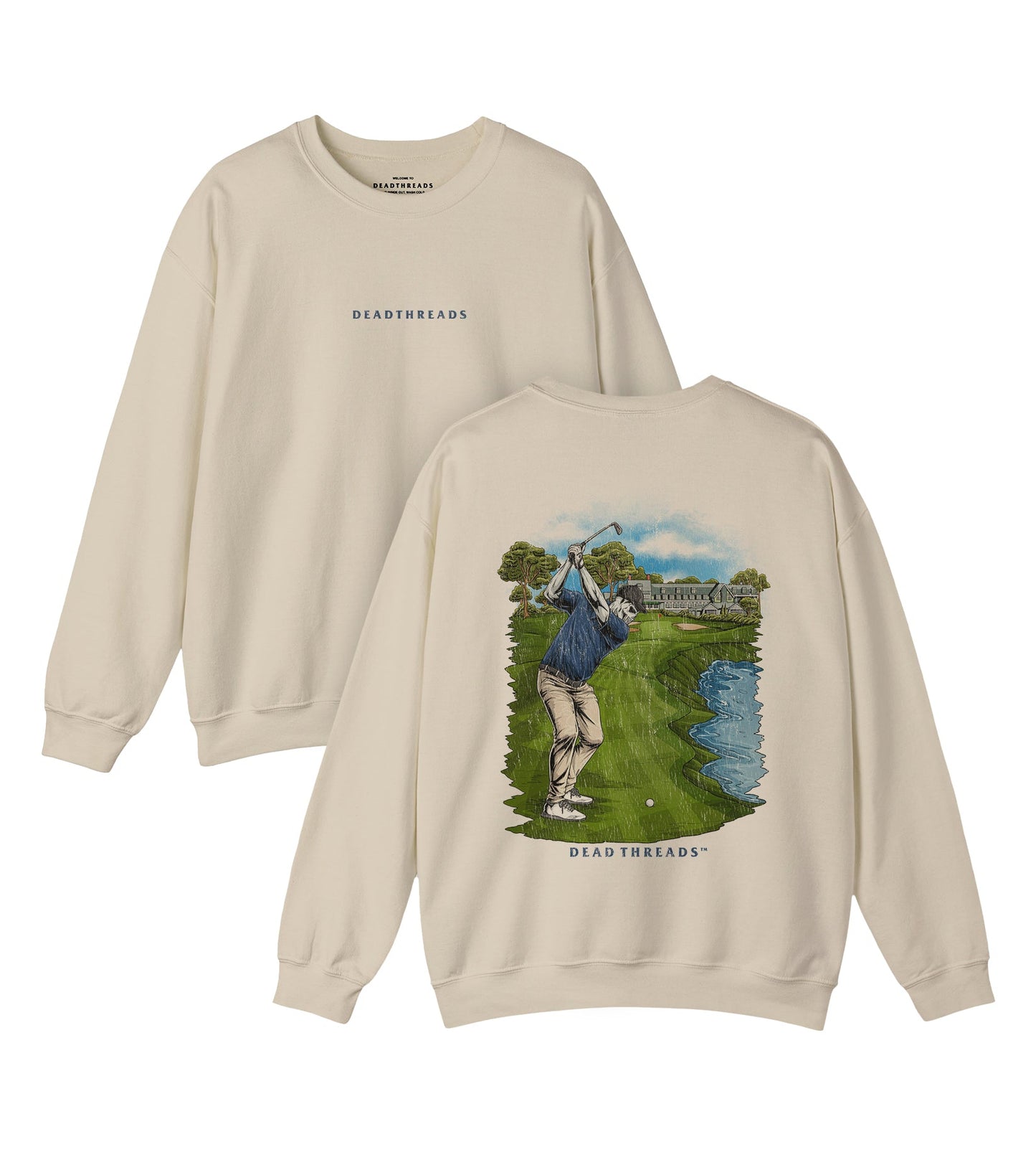 GOLF v2 “FIRs & GIRs” - “DT ESSENTIAL" CREWNECK SWEATSHIRT – Sweatshirt – Dead Threads Apparel