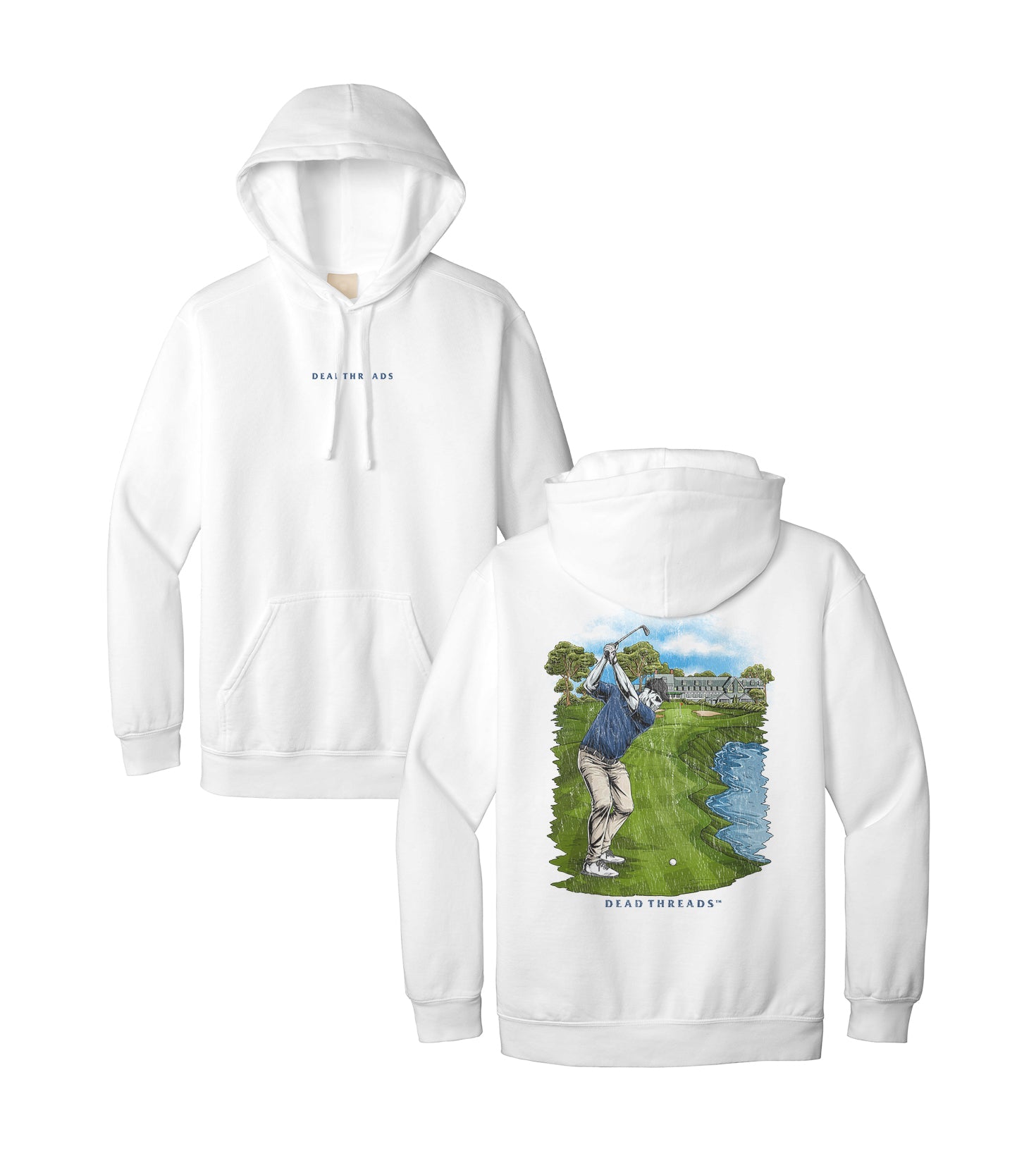 GOLF v2 “FIRs & GIRs” - “DT ESSENTIAL" HOODIE – Hoodie – Dead Threads Apparel