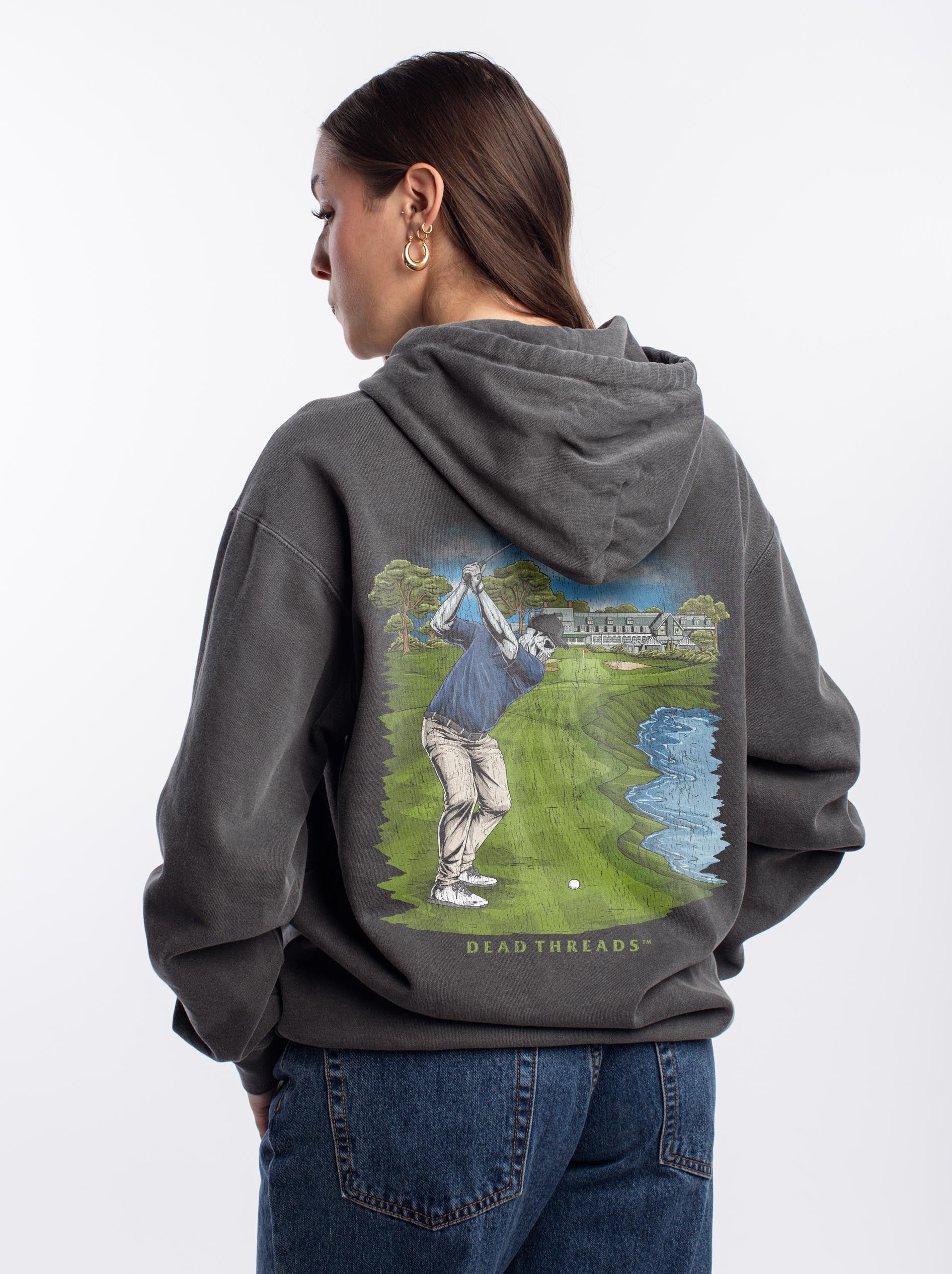 GOLF v2 “FIRs & GIRs” - “DT ESSENTIAL" HOODIE – Hoodie – Dead Threads Apparel
