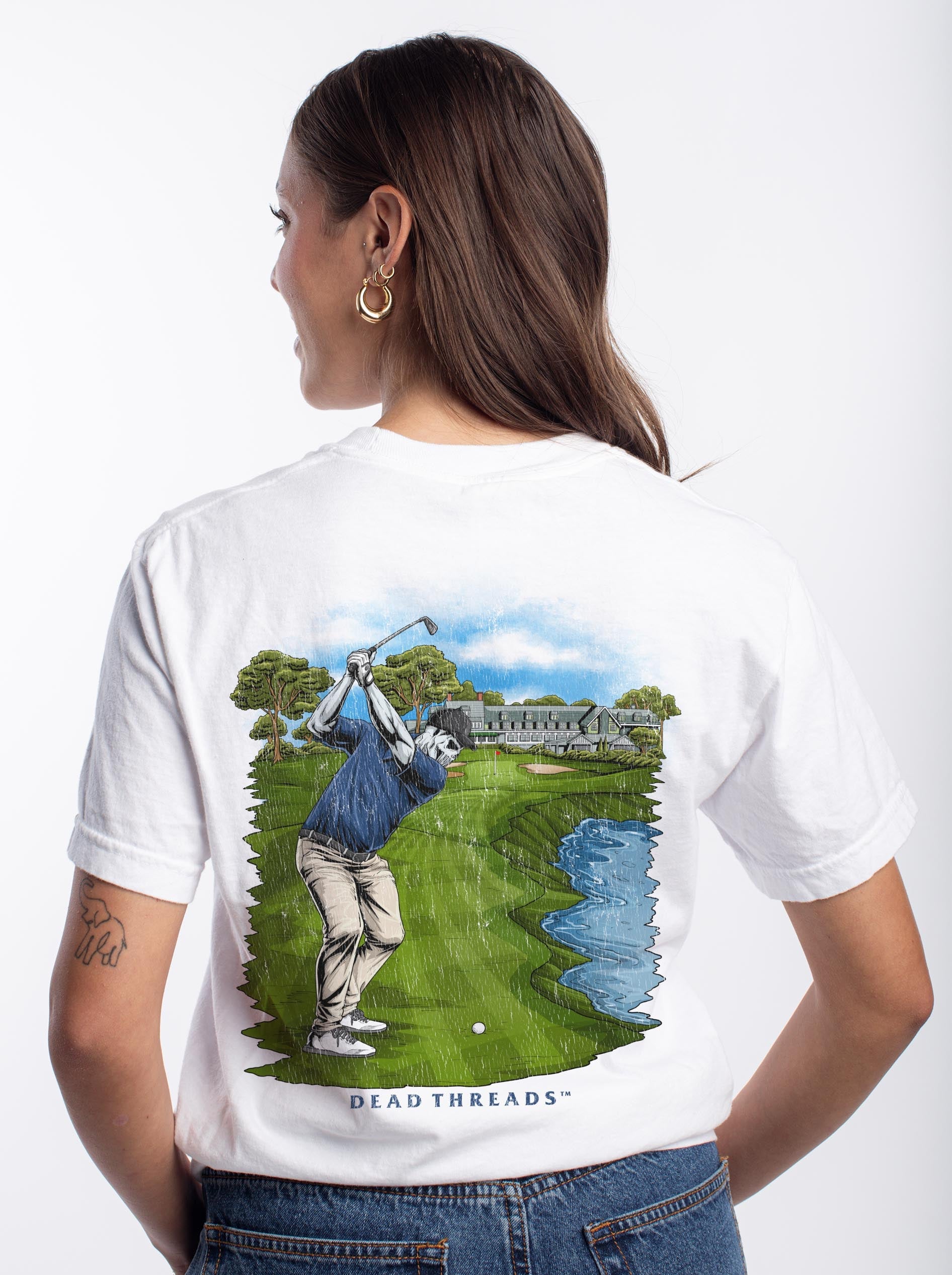 GOLF v2 “FIRs & GIRs” - “DT ESSENTIAL" PREMIUM T - SHIRT – T-Shirt – Dead Threads Apparel