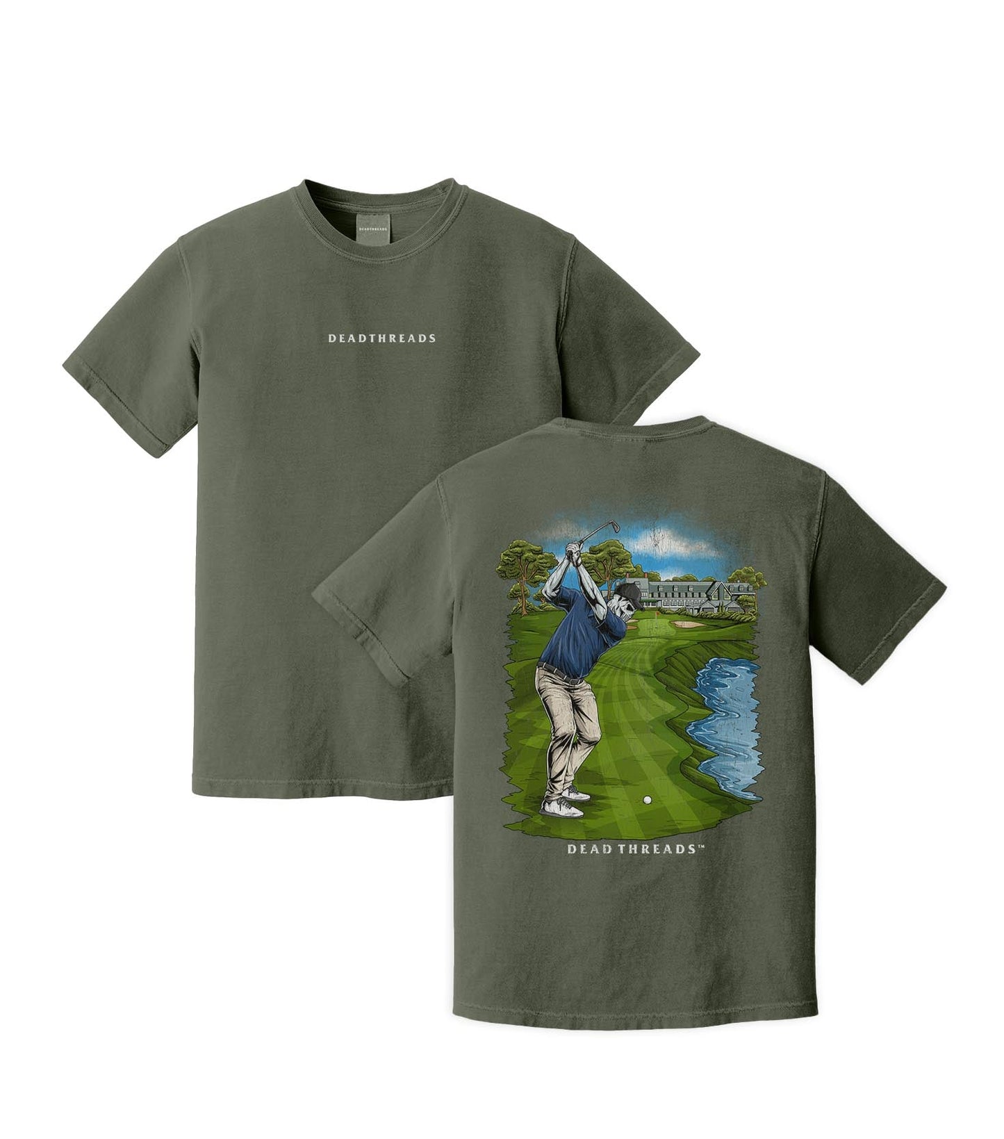 GOLF v2 “FIRs & GIRs” - “DT ESSENTIAL" PREMIUM T - SHIRT – T-Shirt – Dead Threads Apparel