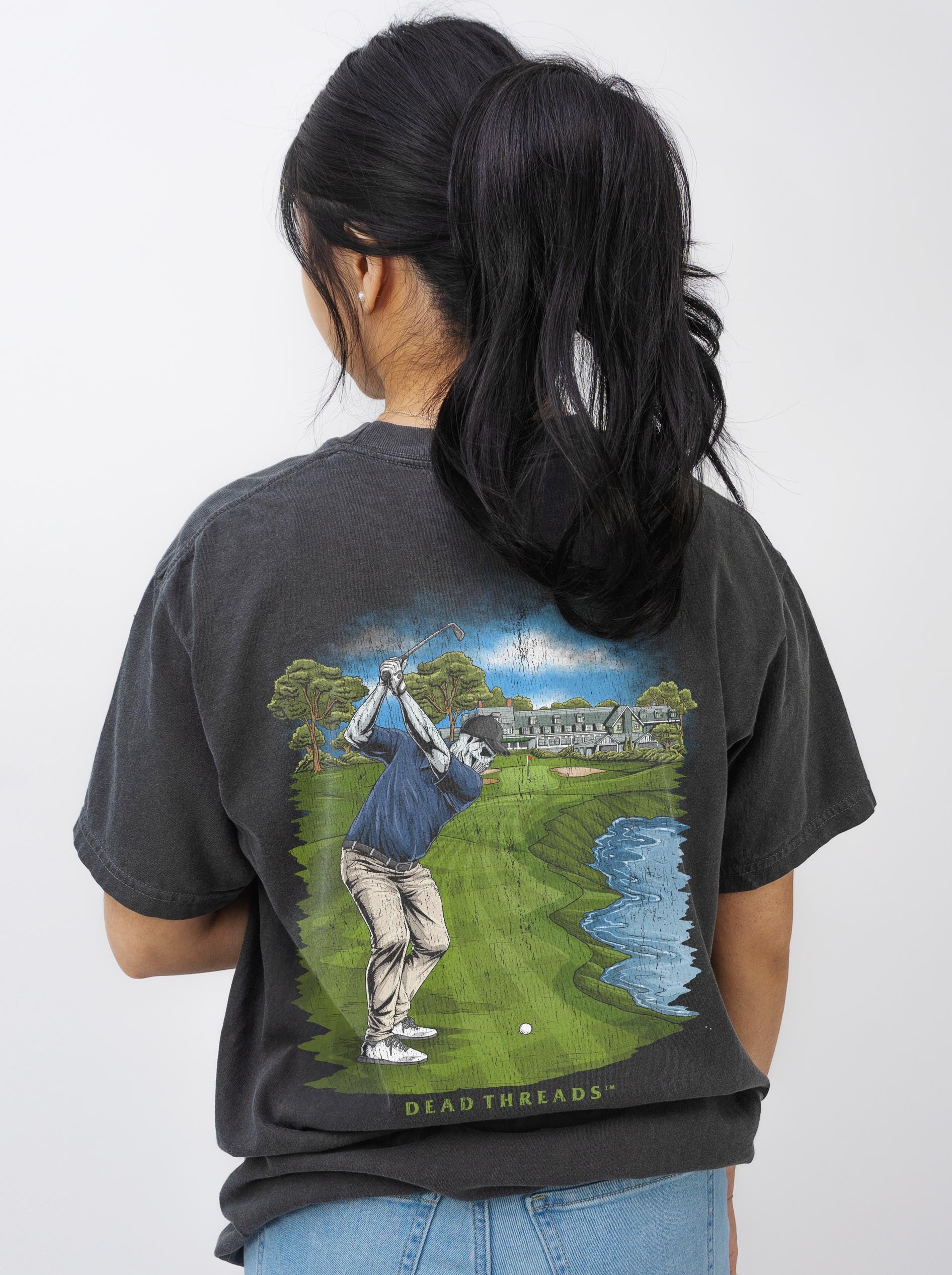 GOLF v2 “FIRs & GIRs” - “DT ESSENTIAL" PREMIUM T - SHIRT – T-Shirt – Dead Threads Apparel