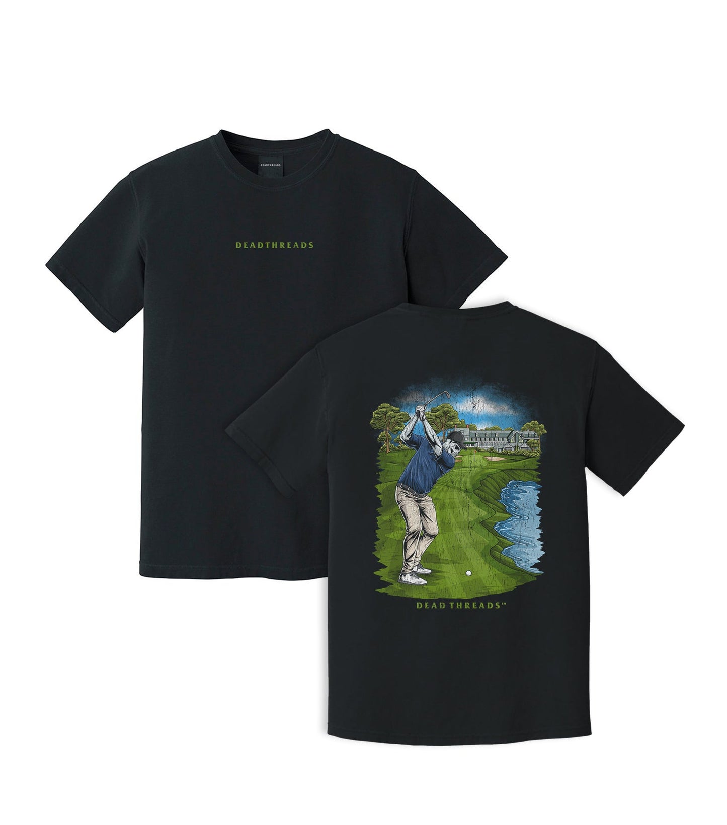 GOLF v2 “FIRs & GIRs” - “DT ESSENTIAL" PREMIUM T - SHIRT – T-Shirt – Dead Threads Apparel