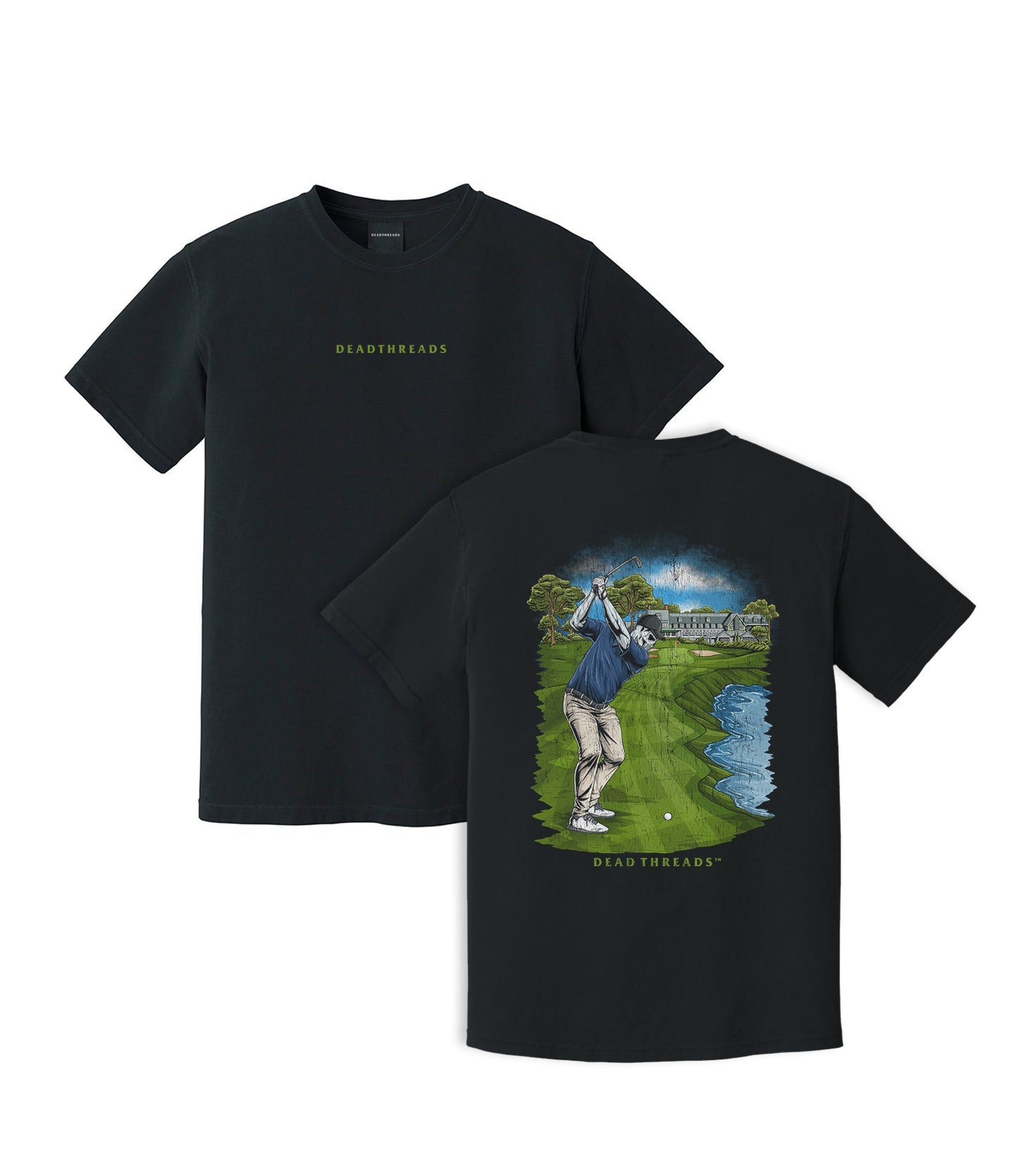 GOLF v2 “FIRs & GIRs” - “DT ESSENTIAL" PREMIUM T - SHIRT – T-Shirt – Dead Threads Apparel