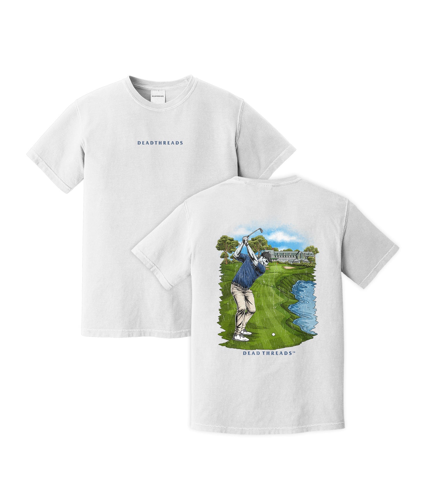GOLF v2 “FIRs & GIRs” - “DT ESSENTIAL" PREMIUM T - SHIRT – T-Shirt – Dead Threads Apparel