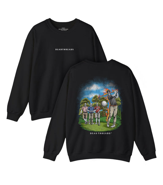 GOLF v3 “FORE MAN SCRAMBLE” - “DT ESSENTIAL" CREWNECK SWEATSHIRT – Sweatshirt – Dead Threads Apparel