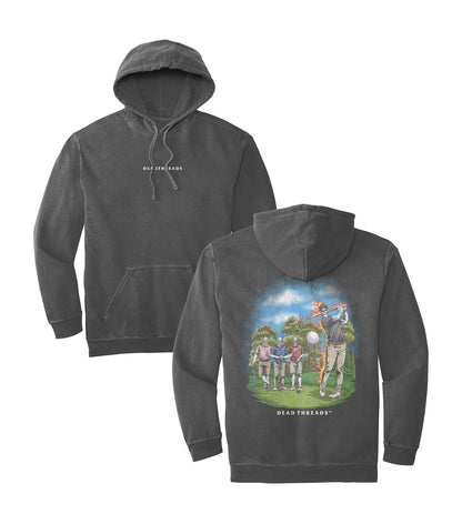 GOLF v3 “FORE MAN SCRAMBLE” - “DT ESSENTIAL" HOODIE – Hoodie – Dead Threads Apparel