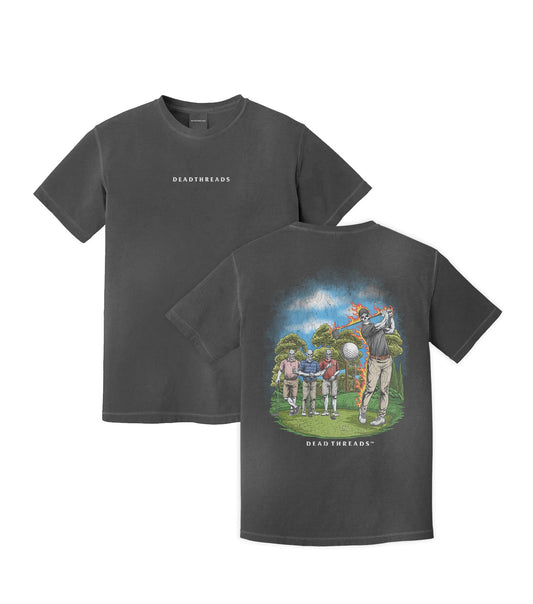 GOLF v3 “FORE MAN SCRAMBLE” - “DT ESSENTIAL" PREMIUM T - SHIRT – T-Shirt – Dead Threads Apparel