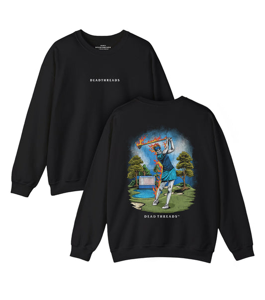 GOLF v4 “QUEEN OF THE COURSE” - “DT ESSENTIAL" CREWNECK SWEATSHIRT – Sweatshirt – Dead Threads Apparel
