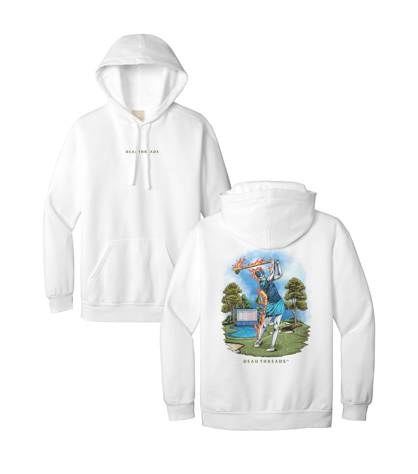 GOLF v4 “QUEEN OF THE COURSE” - “DT ESSENTIAL" HOODIE – Hoodie – Dead Threads Apparel