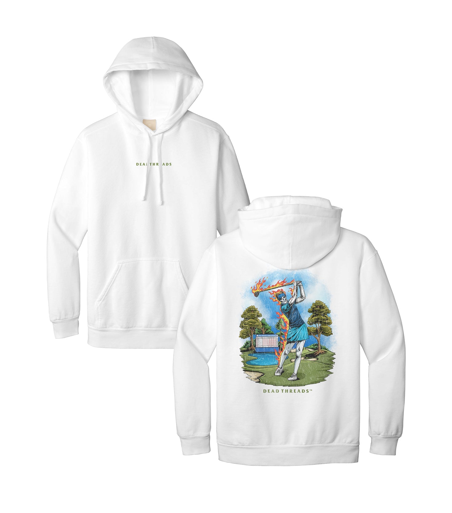 GOLF v4 “QUEEN OF THE COURSE” - “DT ESSENTIAL" HOODIE – Hoodie – Dead Threads Apparel