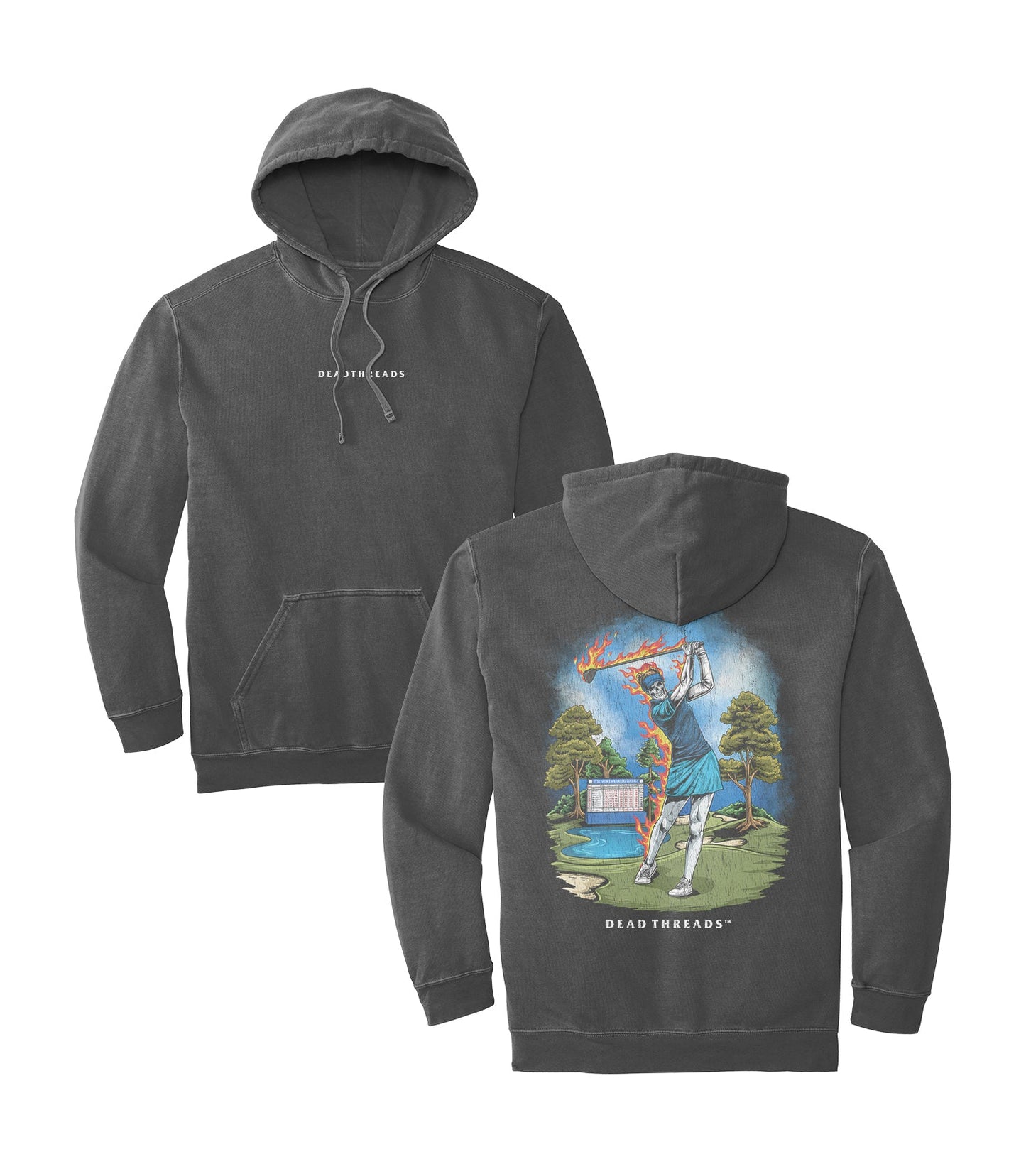 GOLF v4 “QUEEN OF THE COURSE” - “DT ESSENTIAL" HOODIE – Hoodie – Dead Threads Apparel