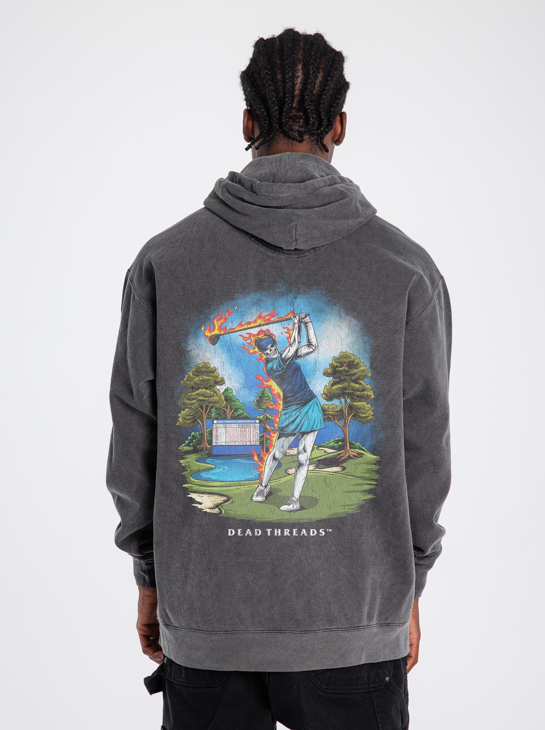 GOLF v4 “QUEEN OF THE COURSE” - “DT ESSENTIAL" HOODIE – Hoodie – Dead Threads Apparel