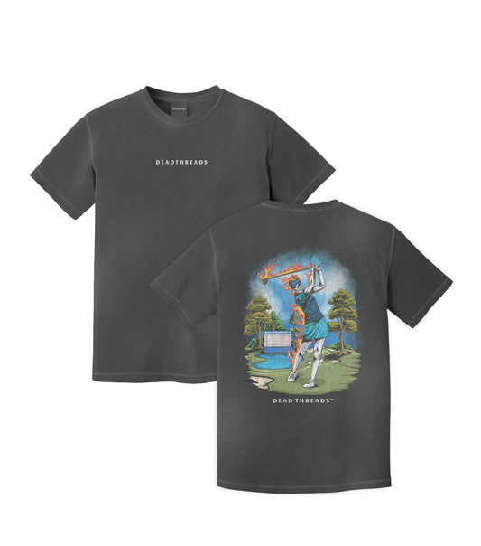 GOLF v4 “QUEEN OF THE COURSE” - “DT ESSENTIAL" PREMIUM T - SHIRT – T-Shirt – Dead Threads Apparel
