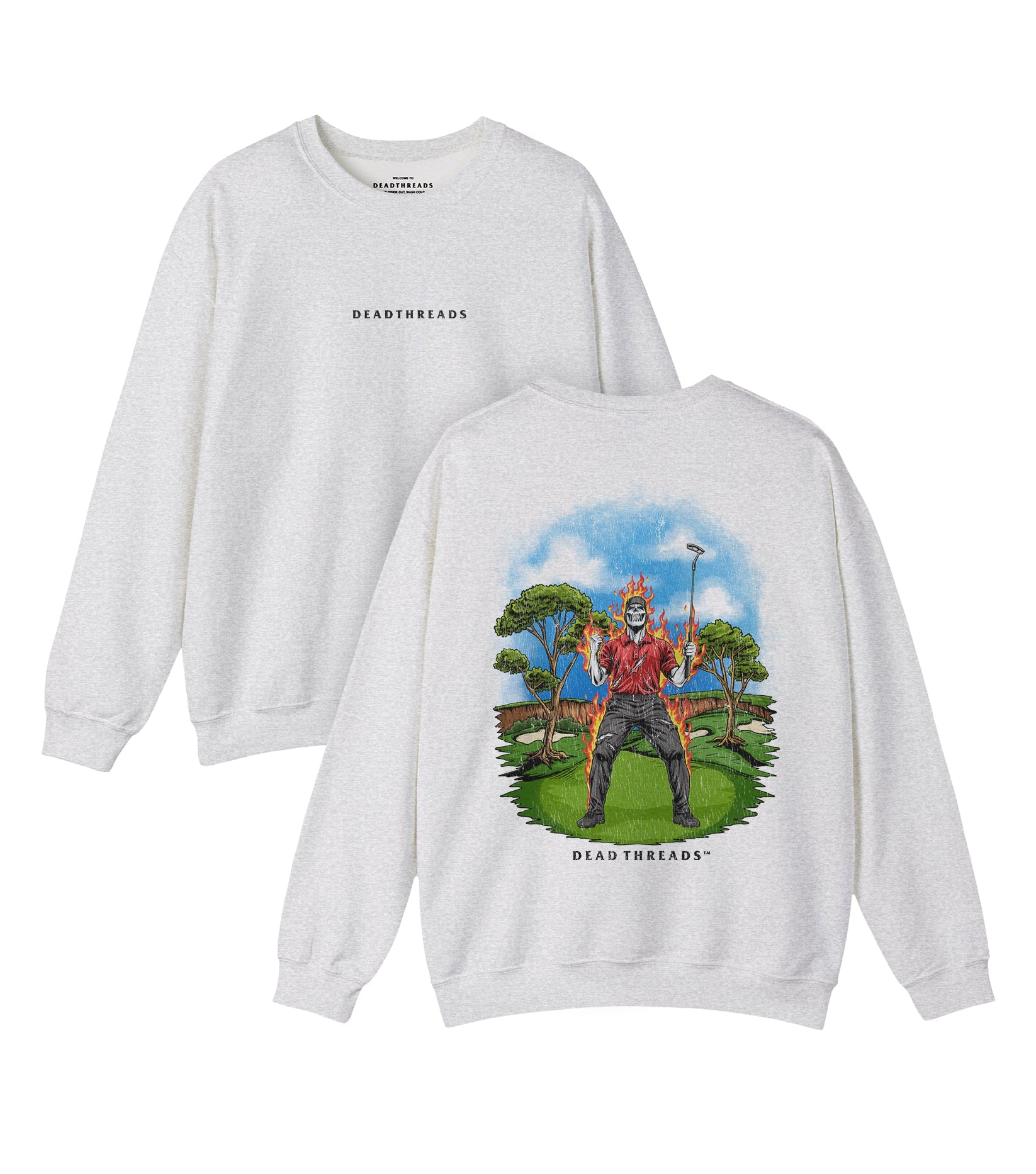 GOLF v5 “RED ROAR” - “DT ESSENTIAL" CREWNECK SWEATSHIRT – Sweatshirt – Dead Threads Apparel