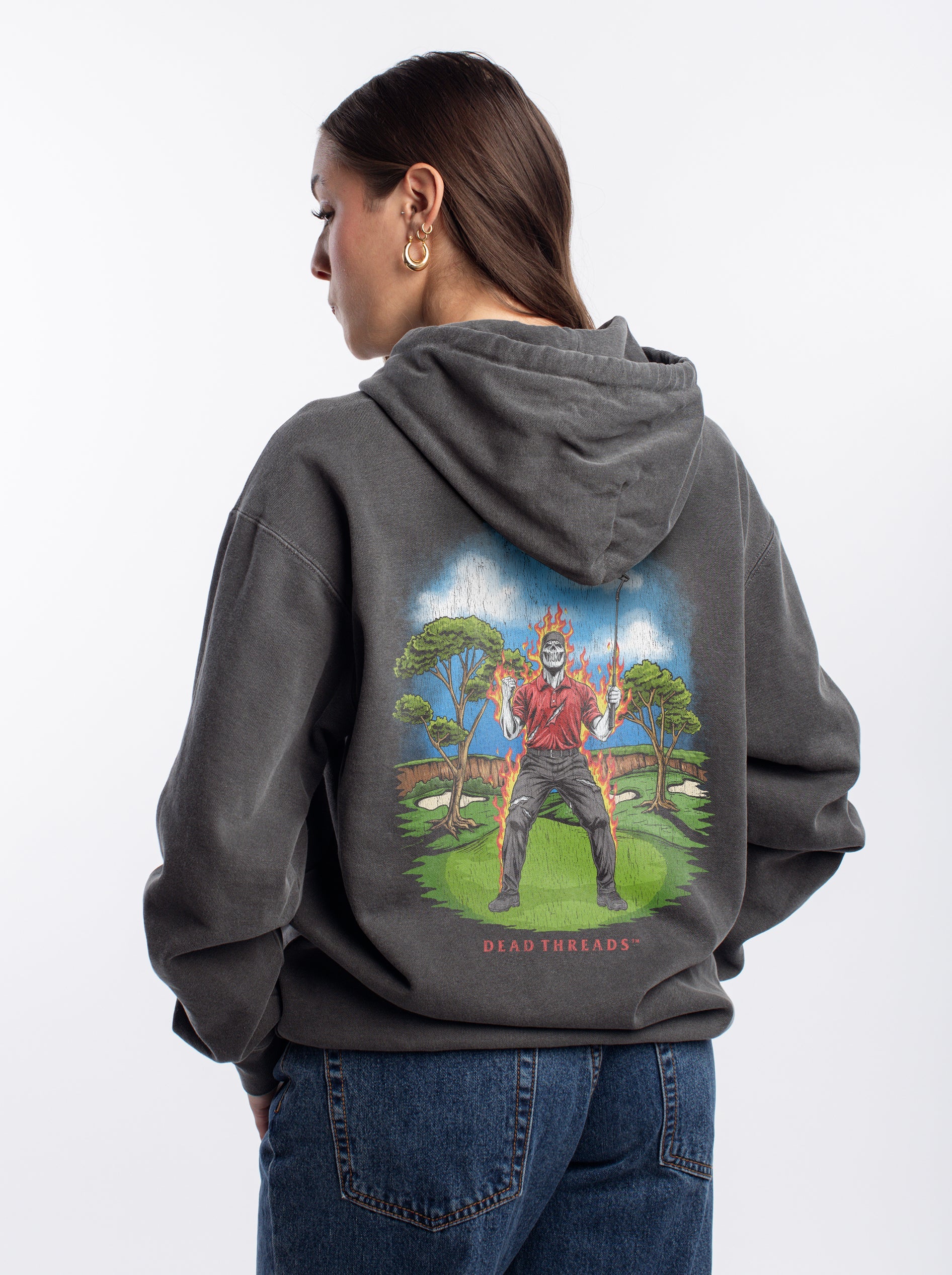 GOLF v5 “RED ROAR” - “DT ESSENTIAL" HOODIE – Hoodie – Dead Threads Apparel