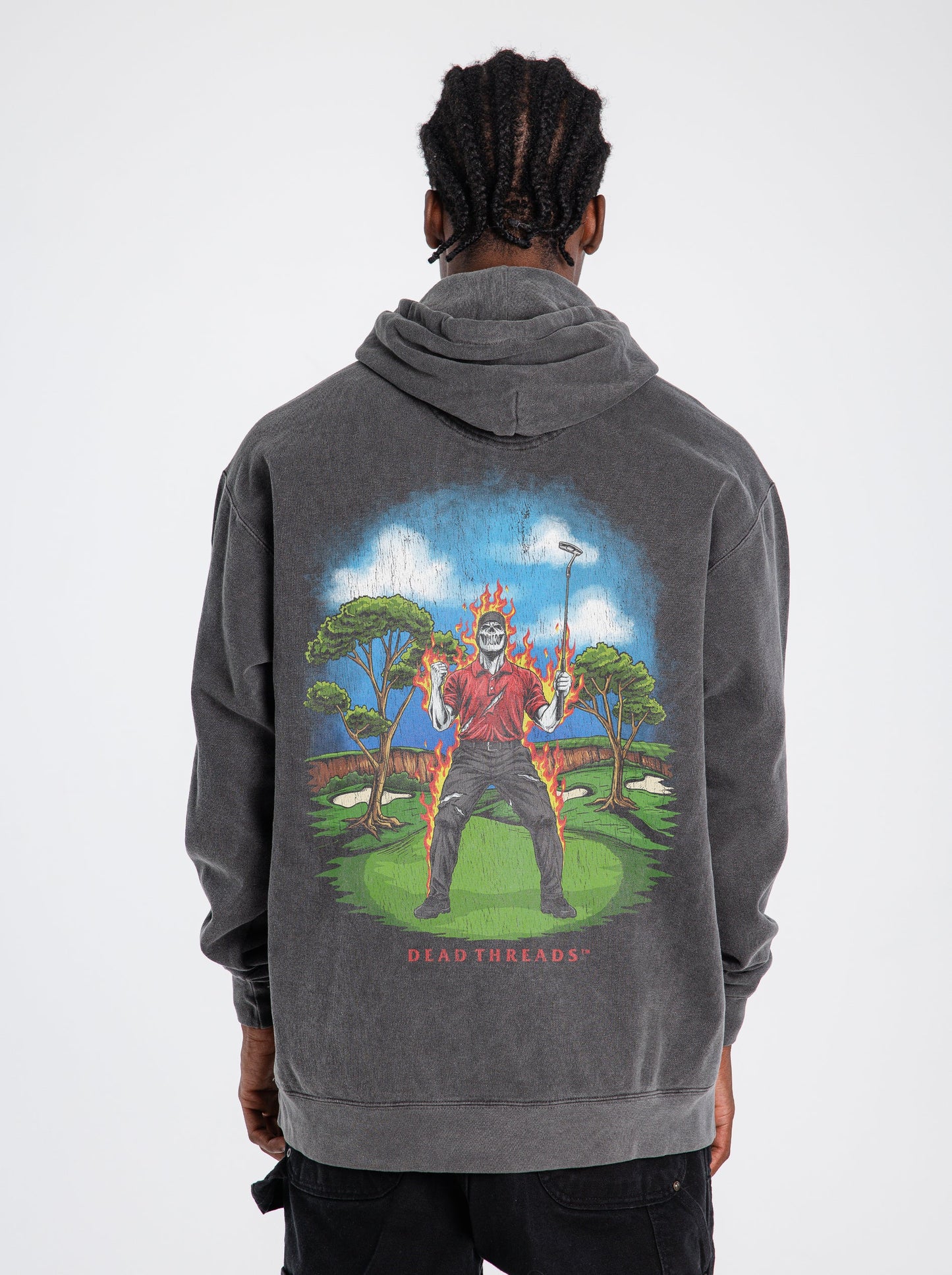 GOLF v5 “RED ROAR” - “DT ESSENTIAL" HOODIE – Hoodie – Dead Threads Apparel
