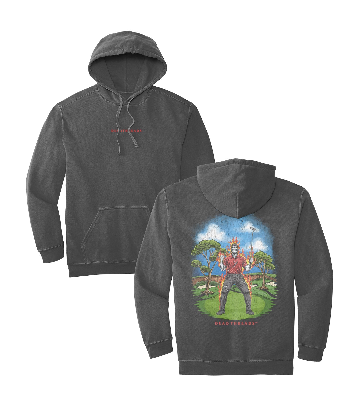 GOLF v5 “RED ROAR” - “DT ESSENTIAL" HOODIE – Hoodie – Dead Threads Apparel