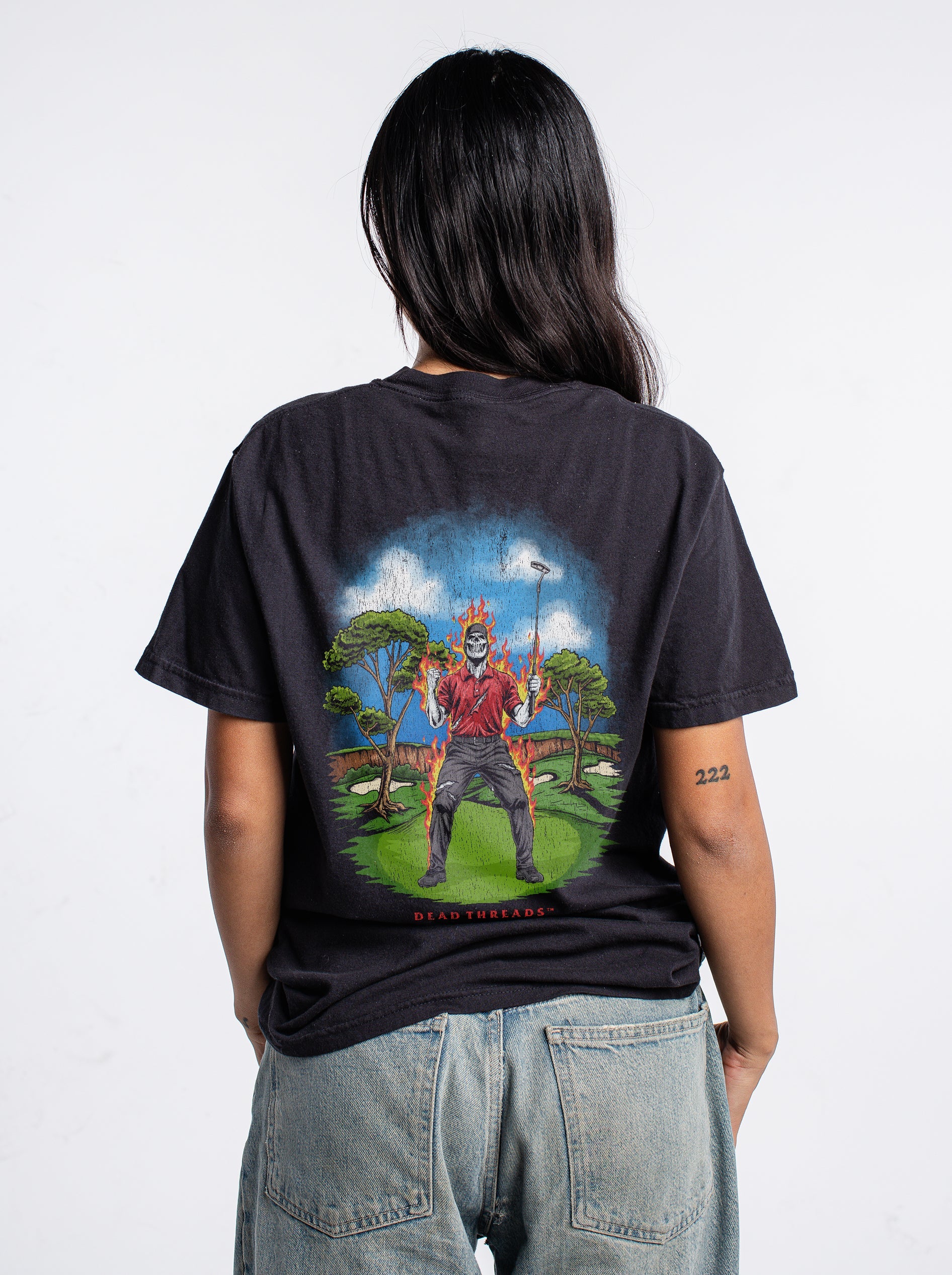 GOLF v5 “RED ROAR” - “DT ESSENTIAL" PREMIUM T - SHIRT – T-Shirt – Dead Threads Apparel