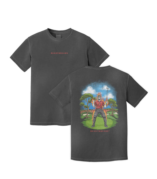 GOLF v5 “RED ROAR” - “DT ESSENTIAL" PREMIUM T - SHIRT – T-Shirt – Dead Threads Apparel