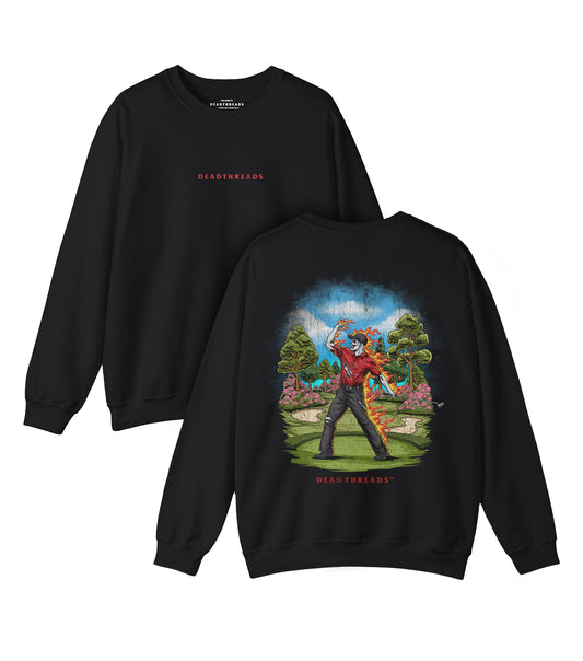 GOLF v5 “RED ROAR v2” - “DT ESSENTIAL" CREWNECK SWEATSHIRT – Sweatshirt – Dead Threads Apparel