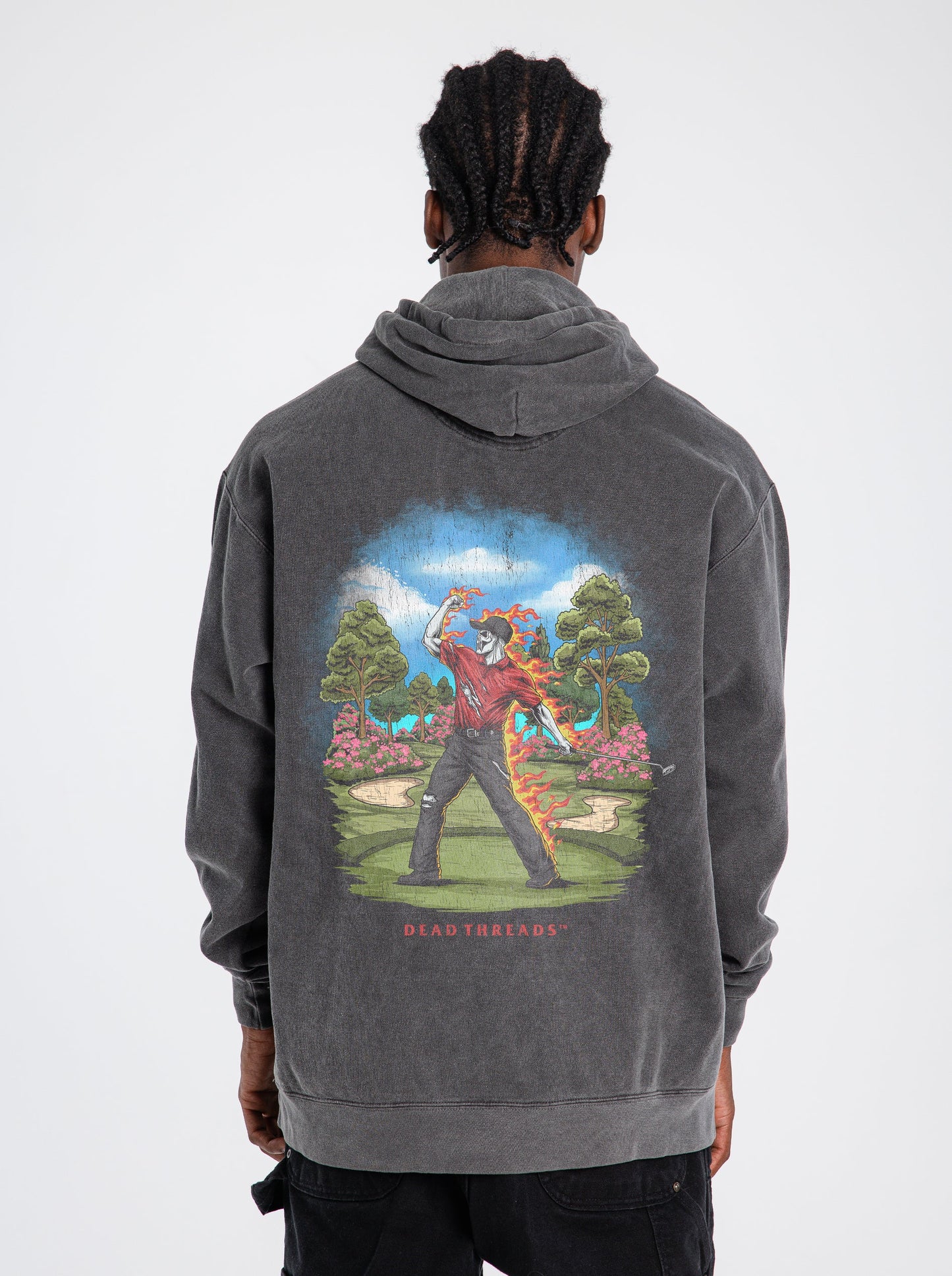 GOLF v5 “RED ROAR v2” - “DT ESSENTIAL" HOODIE – Hoodie – Dead Threads Apparel