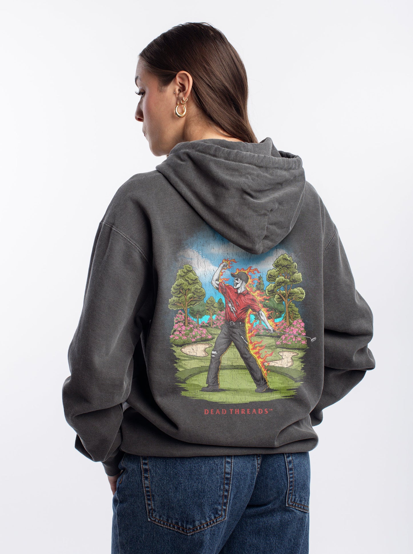 GOLF v5 “RED ROAR v2” - “DT ESSENTIAL" HOODIE – Hoodie – Dead Threads Apparel