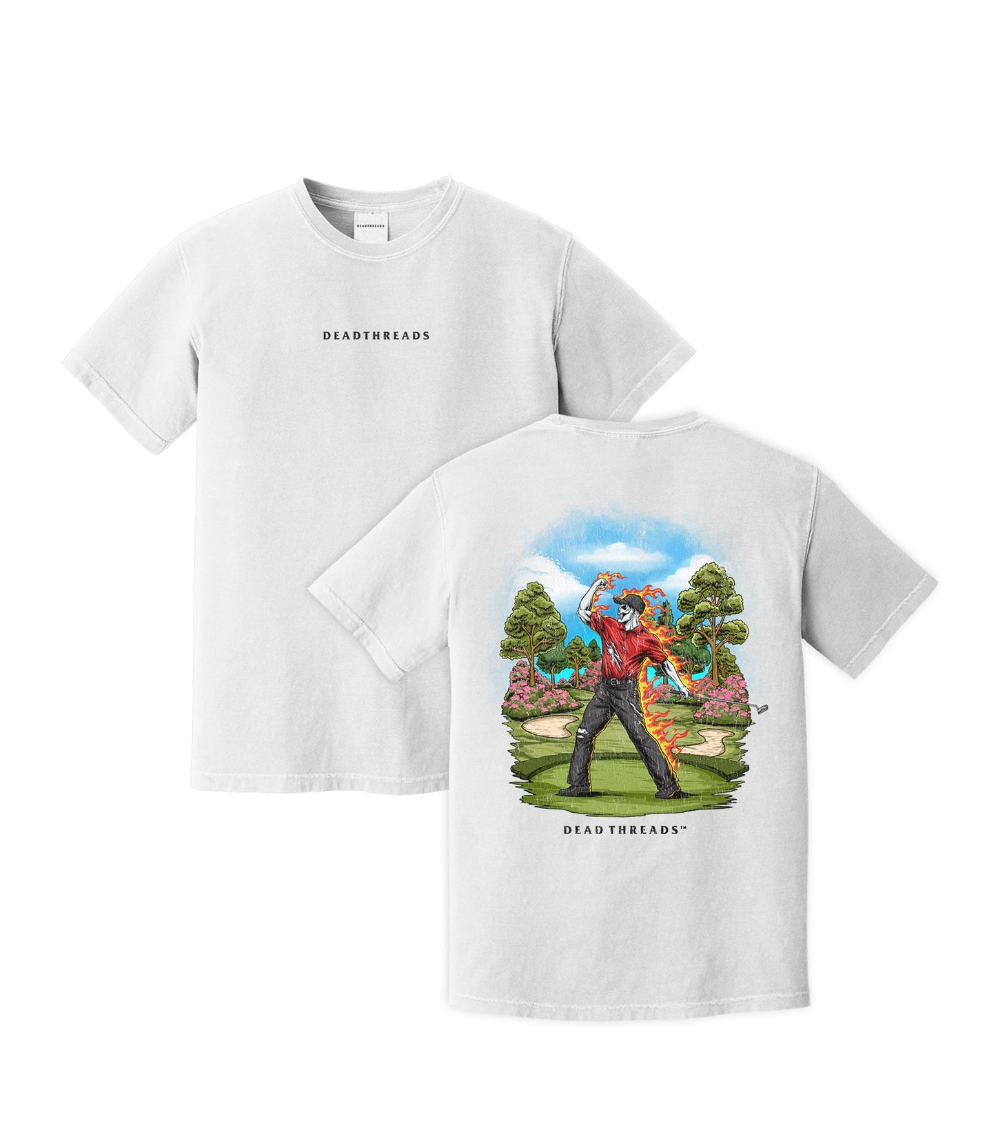 GOLF v5 “RED ROAR v2” - “DT ESSENTIAL" PREMIUM T - SHIRT – T-Shirt – Dead Threads Apparel