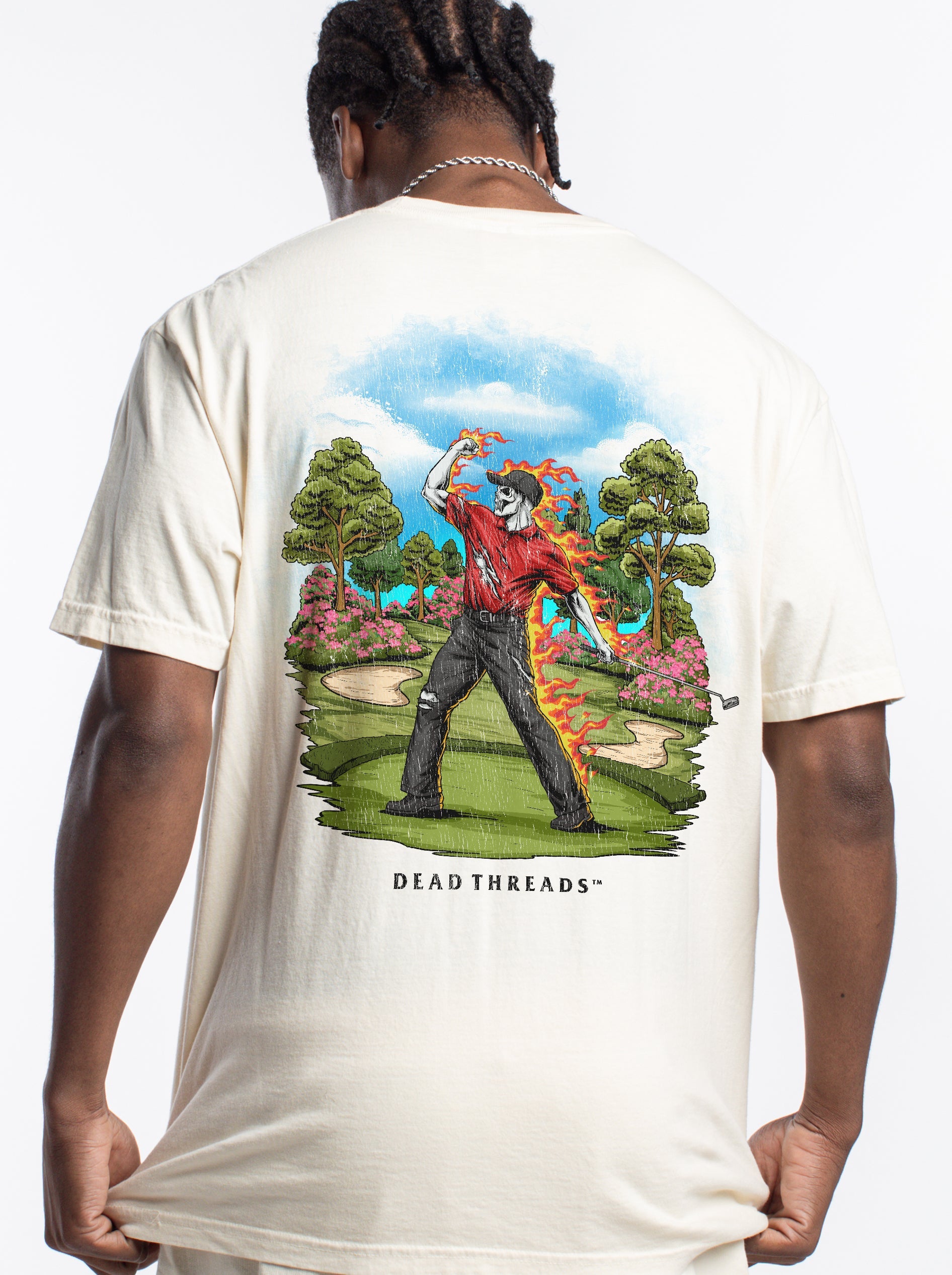 GOLF v5 “RED ROAR v2” - “DT ESSENTIAL" PREMIUM T - SHIRT – T-Shirt – Dead Threads Apparel