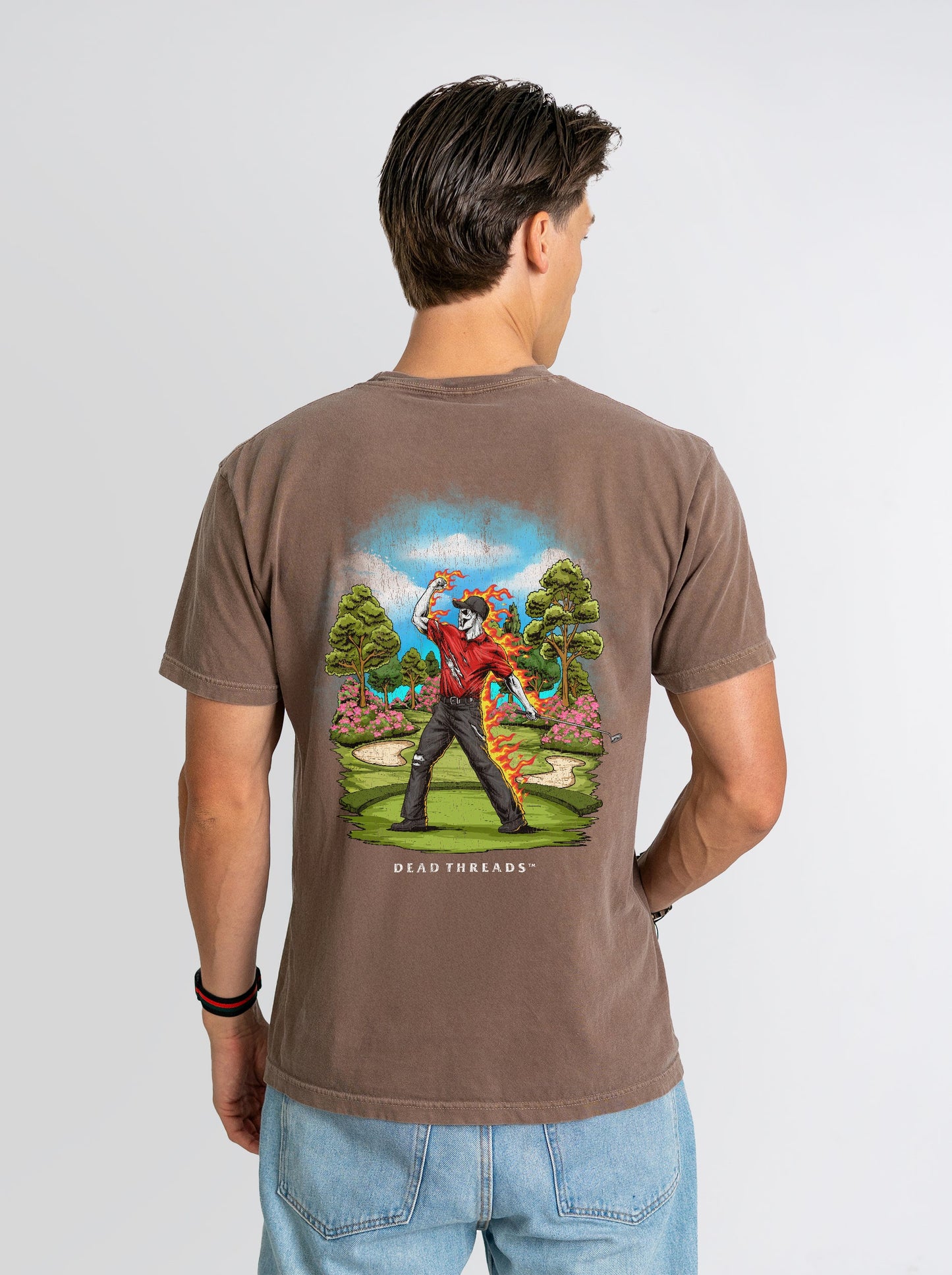 GOLF v5 “RED ROAR v2” - “DT ESSENTIAL" PREMIUM T - SHIRT – T-Shirt – Dead Threads Apparel