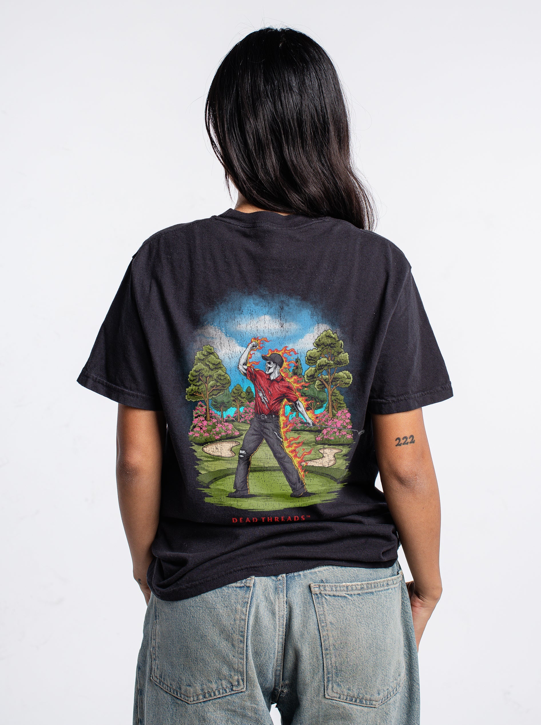 GOLF v5 “RED ROAR v2” - “DT ESSENTIAL" PREMIUM T - SHIRT – T-Shirt – Dead Threads Apparel