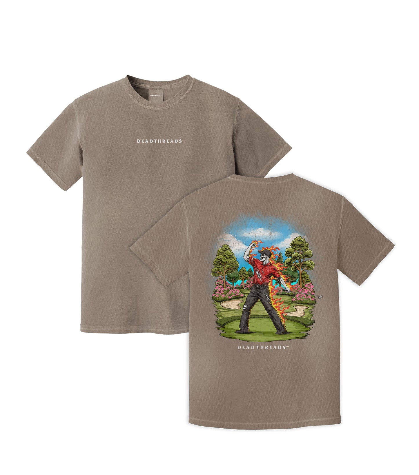 GOLF v5 “RED ROAR v2” - “DT ESSENTIAL" PREMIUM T - SHIRT – T-Shirt – Dead Threads Apparel