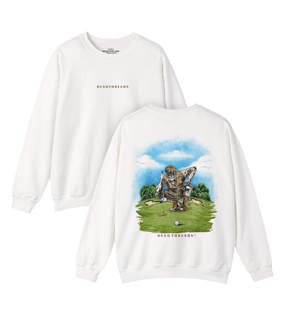 GOLF v6 "PUTT TO REST" - “DT ESSENTIAL" CREWNECK SWEATSHIRT – Sweatshirt – Dead Threads Apparel