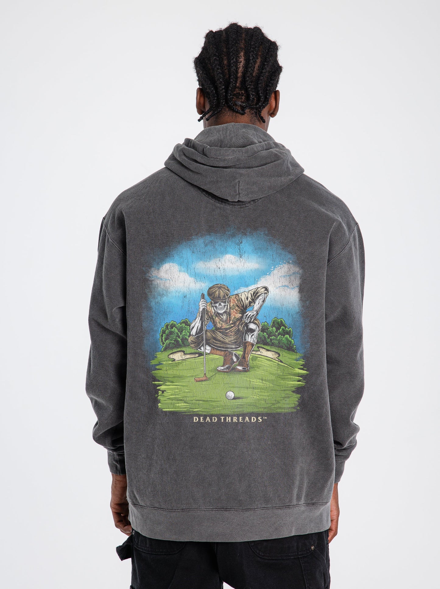 GOLF v6 "PUTT TO REST" - “DT ESSENTIAL" HOODIE – Hoodie – Dead Threads Apparel