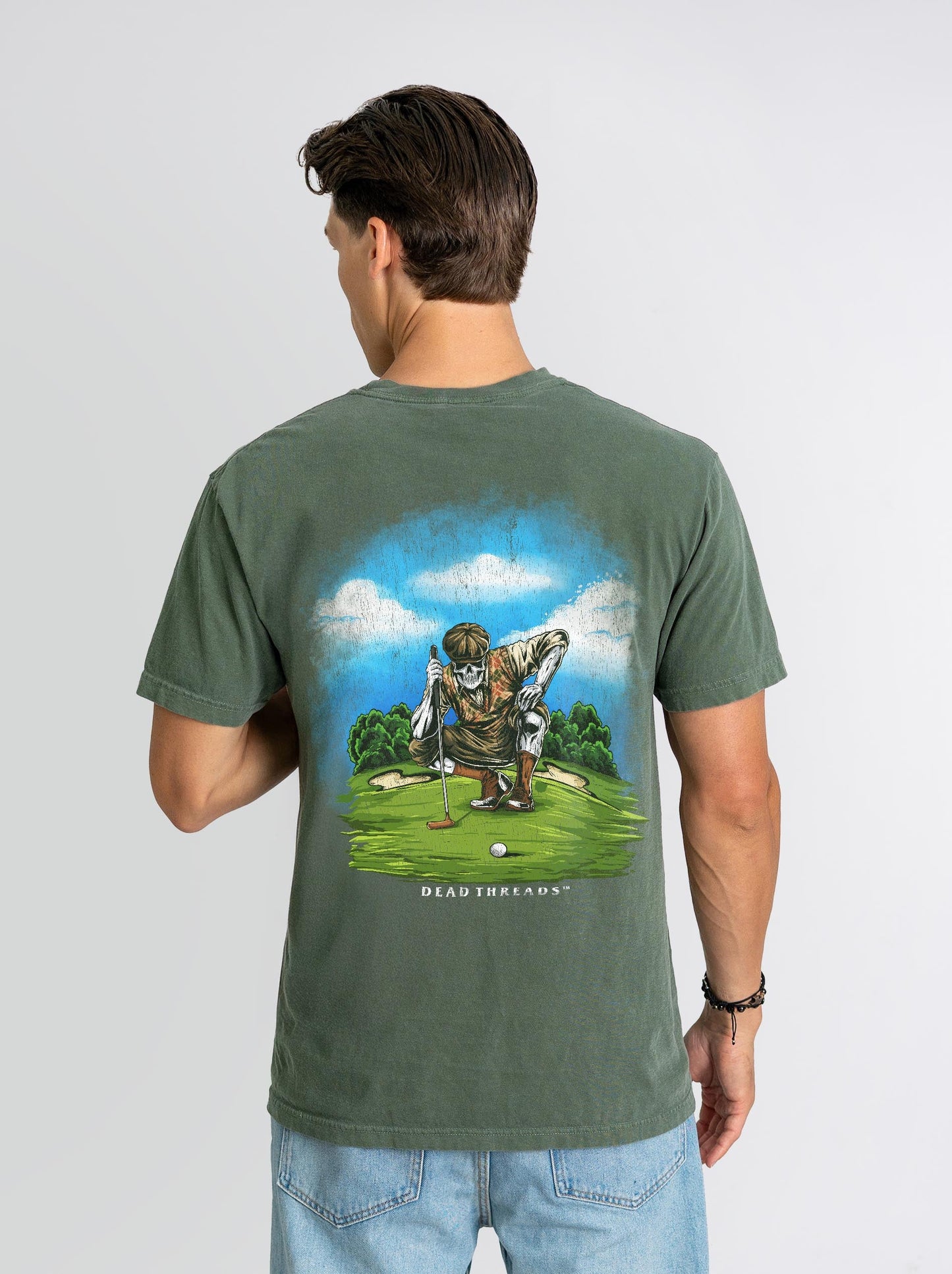 GOLF v6 "PUTT TO REST" - “DT ESSENTIAL" PREMIUM T - SHIRT – T-Shirt – Dead Threads Apparel
