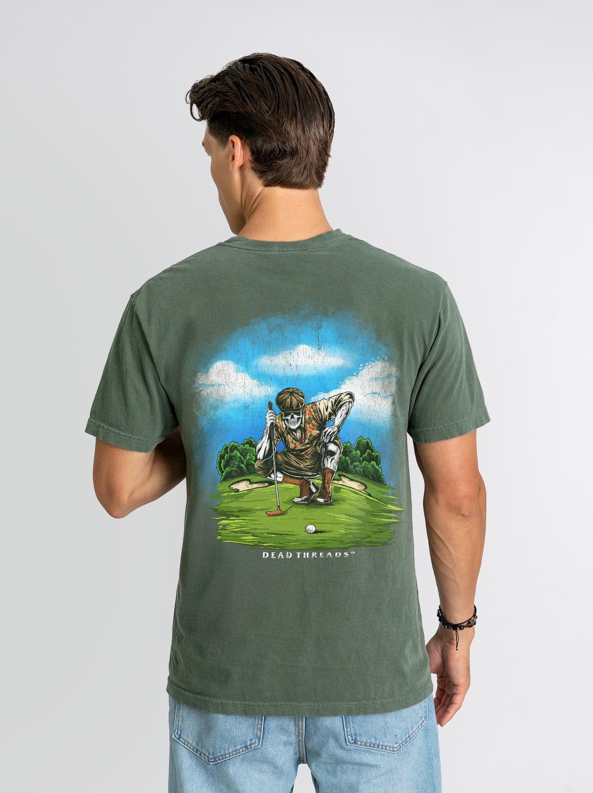 GOLF v6 "PUTT TO REST" - “DT ESSENTIAL" PREMIUM T - SHIRT – T-Shirt – Dead Threads Apparel