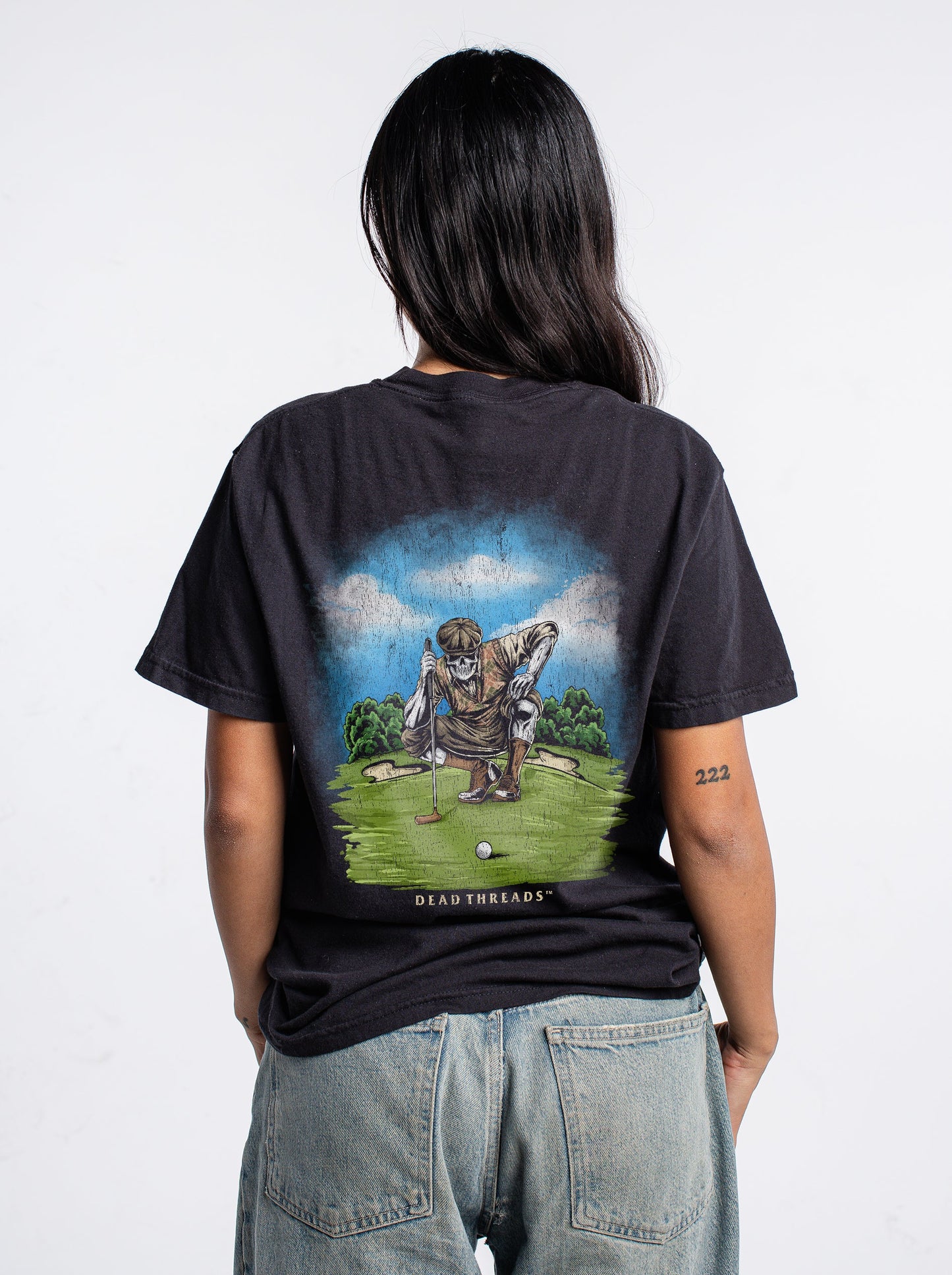 GOLF v6 "PUTT TO REST" - “DT ESSENTIAL" PREMIUM T - SHIRT – T-Shirt – Dead Threads Apparel