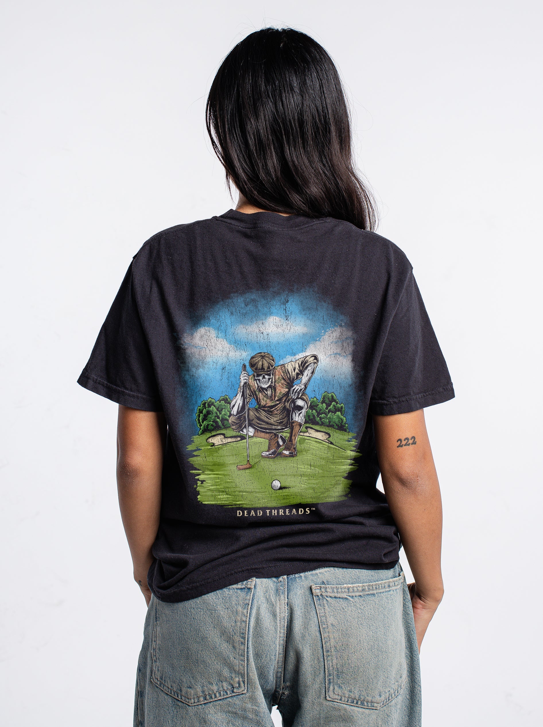 GOLF v6 "PUTT TO REST" - “DT ESSENTIAL" PREMIUM T - SHIRT – T-Shirt – Dead Threads Apparel