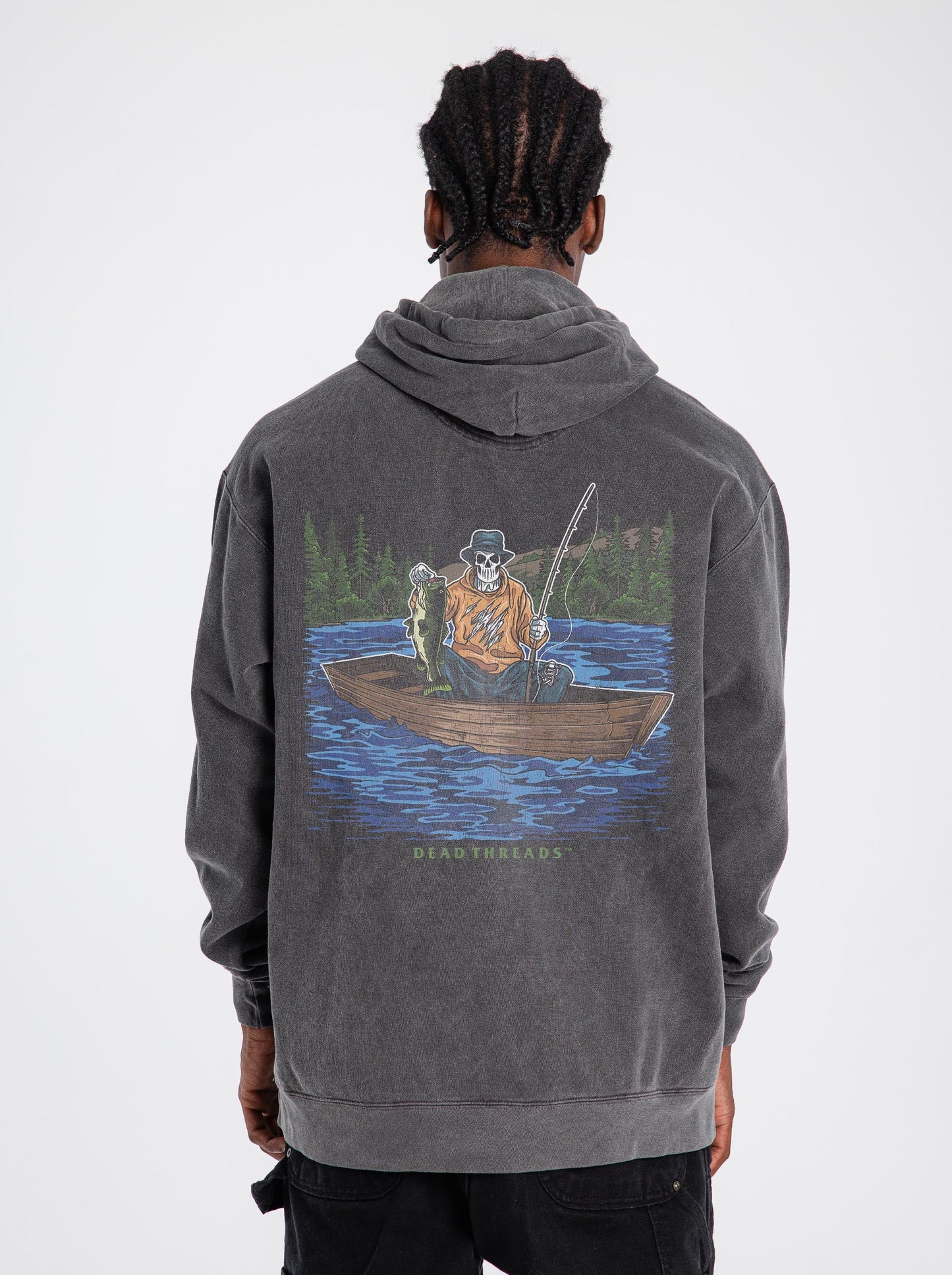 GONE FISHIN - “DT ESSENTIAL" HOODIE – Hoodie – Dead Threads Apparel