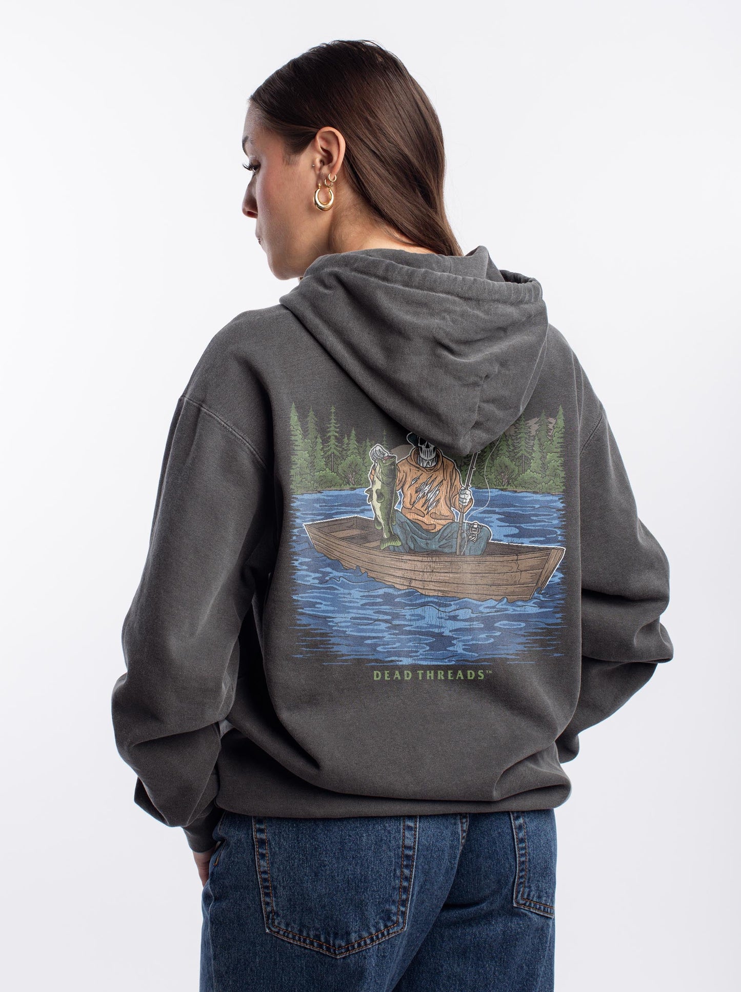 GONE FISHIN - “DT ESSENTIAL" HOODIE – Hoodie – Dead Threads Apparel