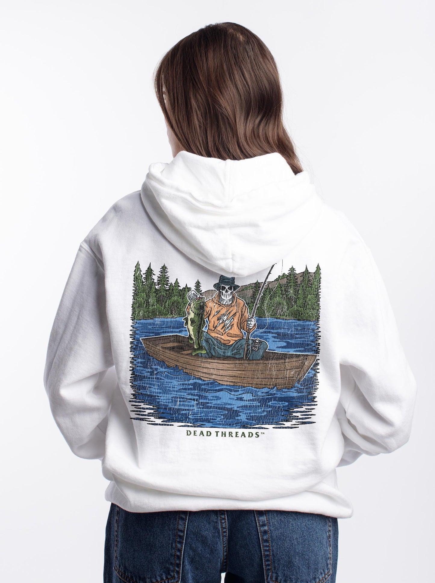 GONE FISHIN - “DT ESSENTIAL" HOODIE – Hoodie – Dead Threads Apparel