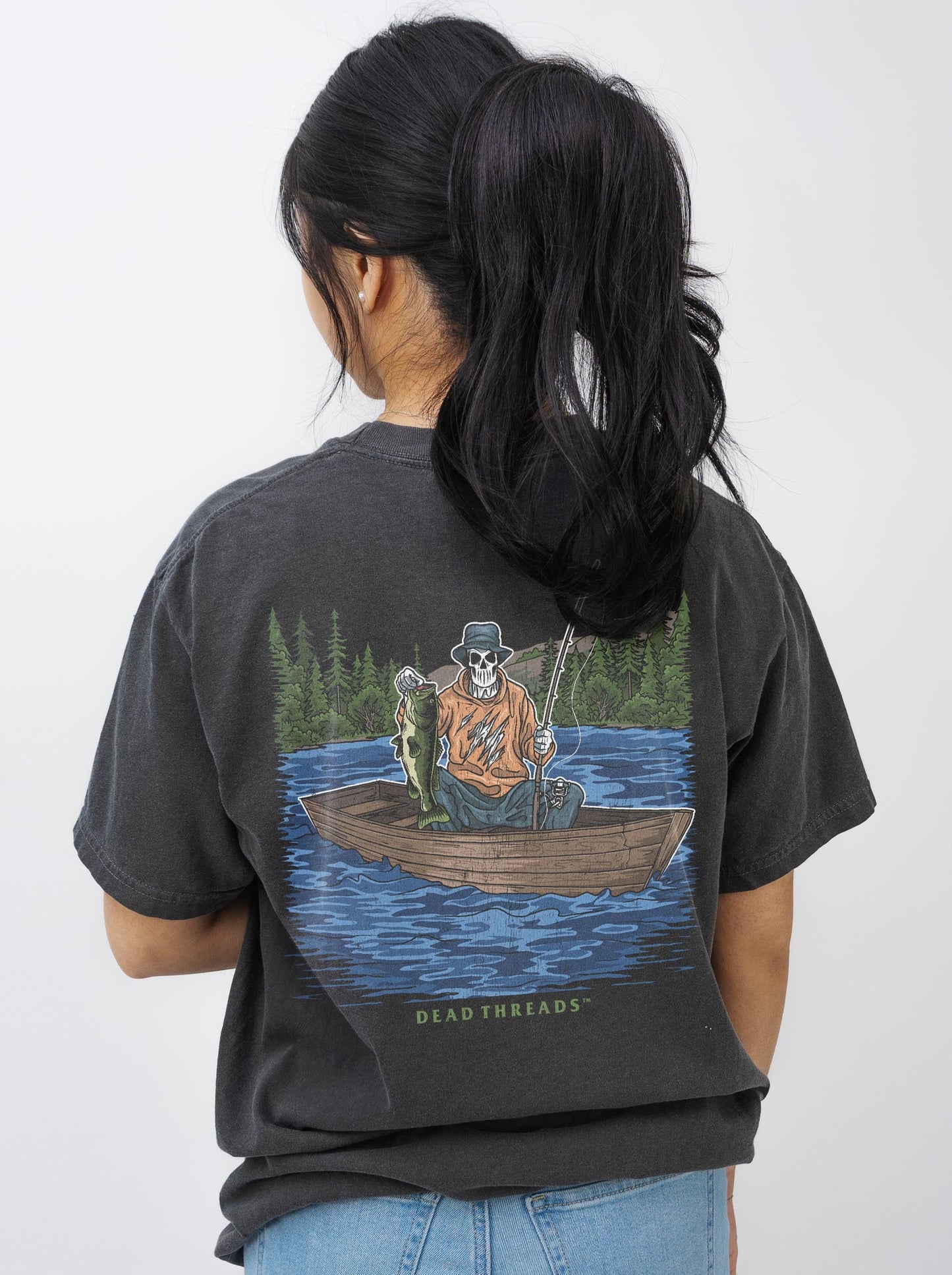 GONE FISHIN - “DT ESSENTIAL" PREMIUM T - SHIRT – T-Shirt – Dead Threads Apparel