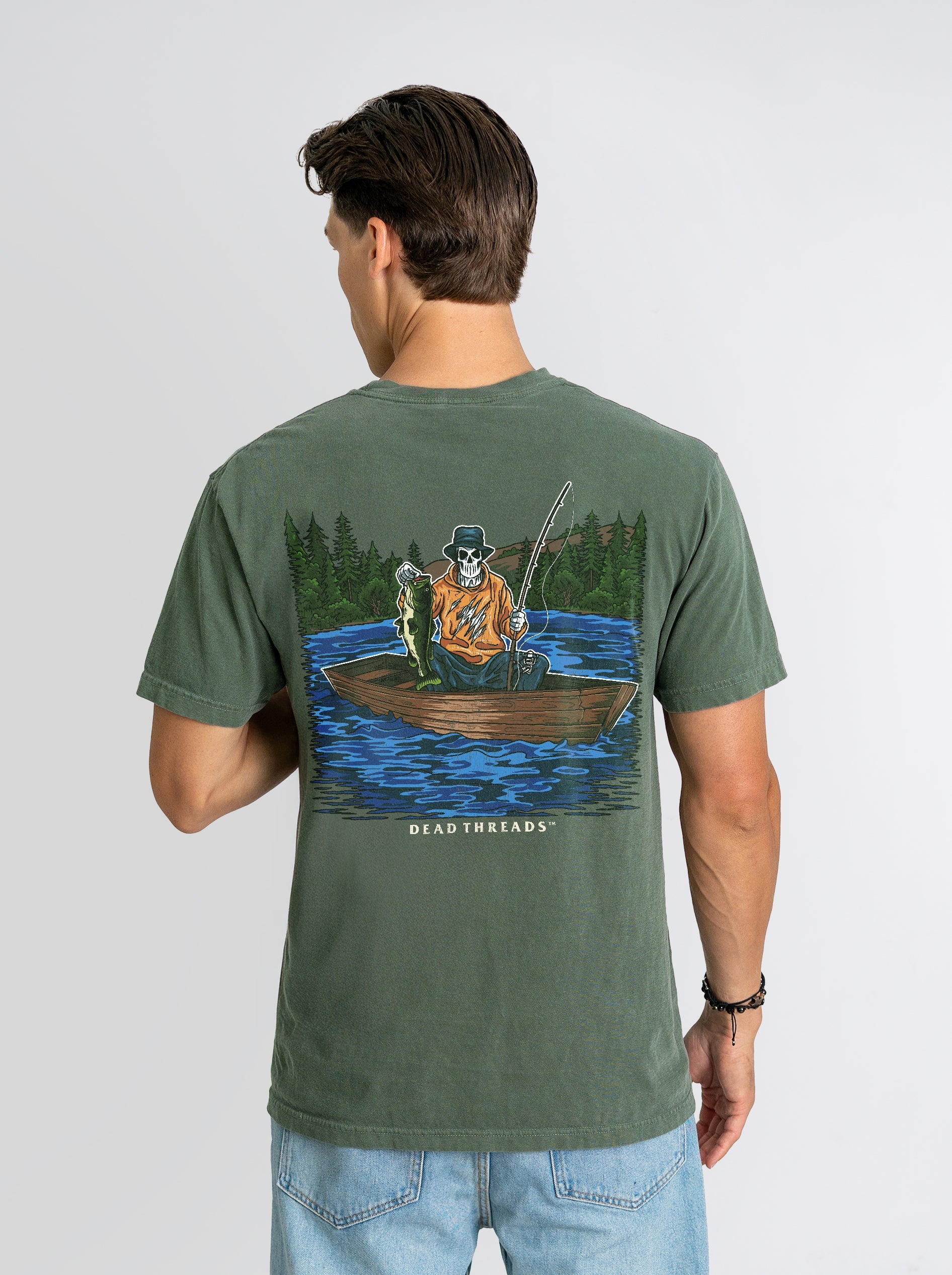 GONE FISHIN - “DT ESSENTIAL" PREMIUM T - SHIRT – T-Shirt – Dead Threads Apparel